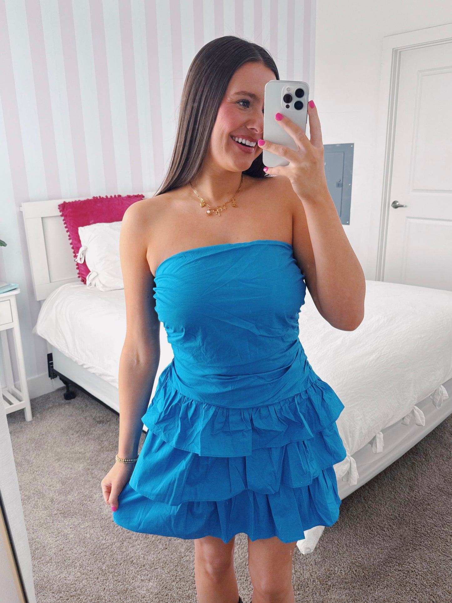 Make Your Mark Ruffle Dress