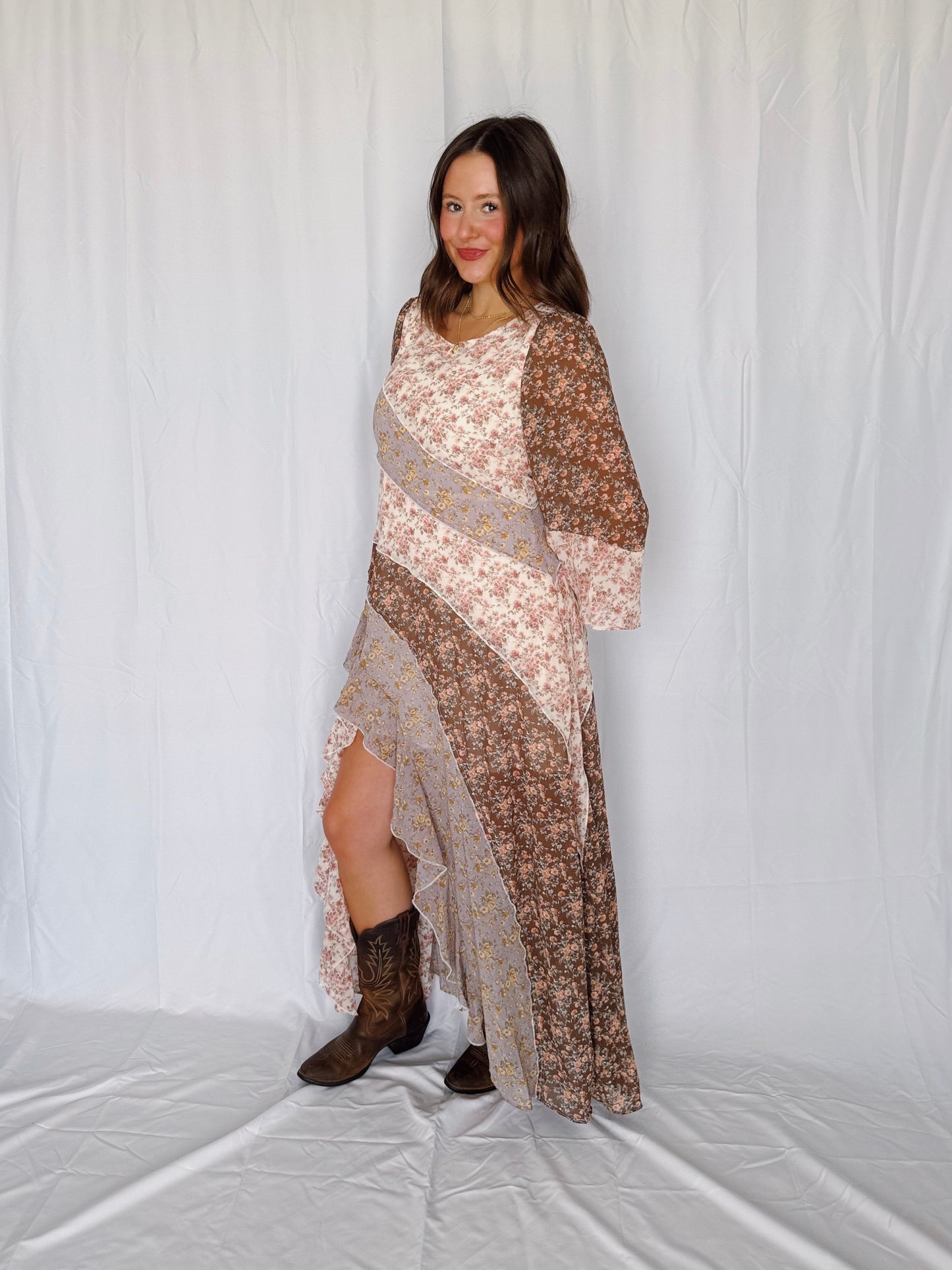 Golden Hour Floral Maxi Dress