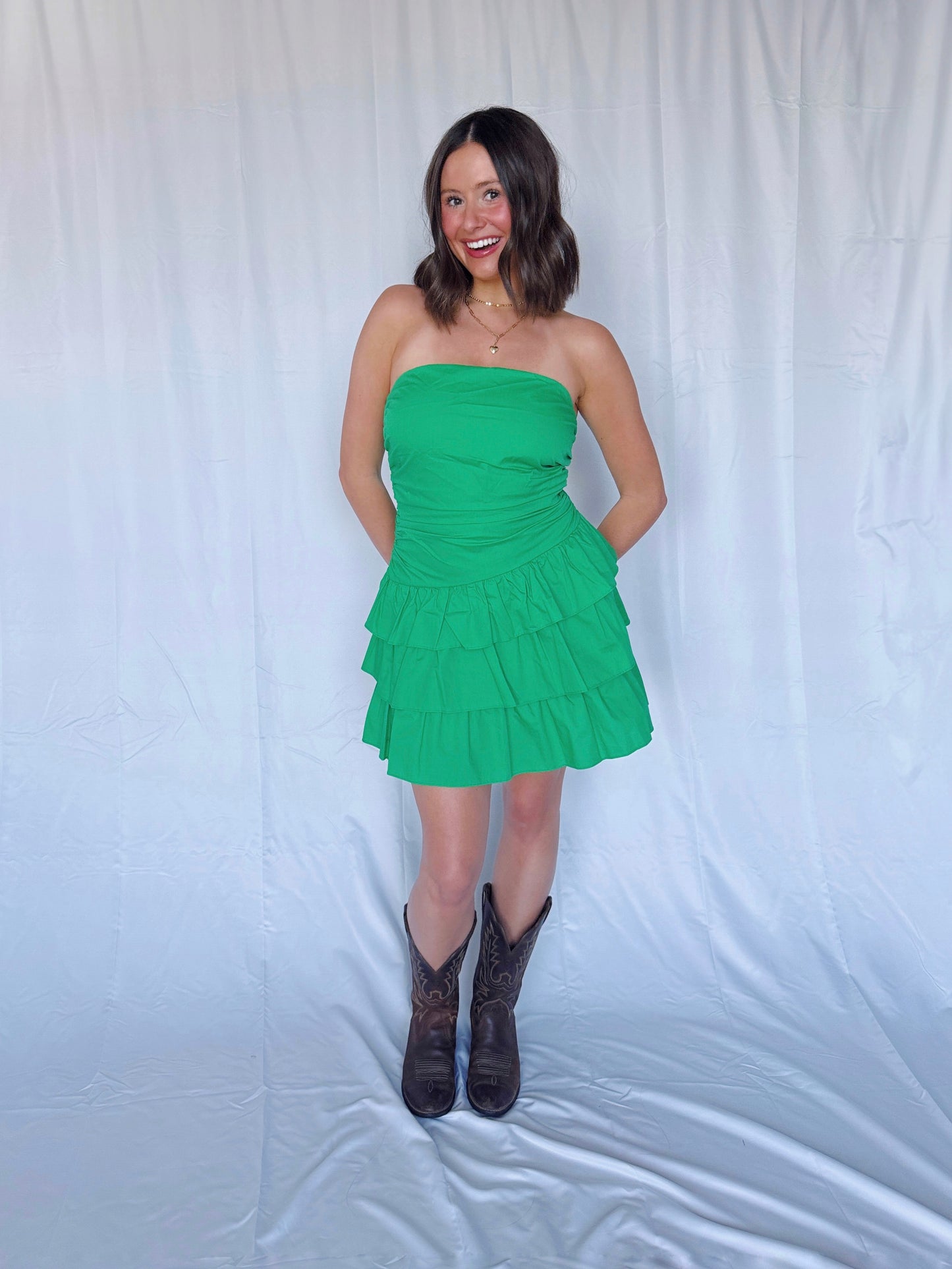 Make Your Mark Ruffle Dress