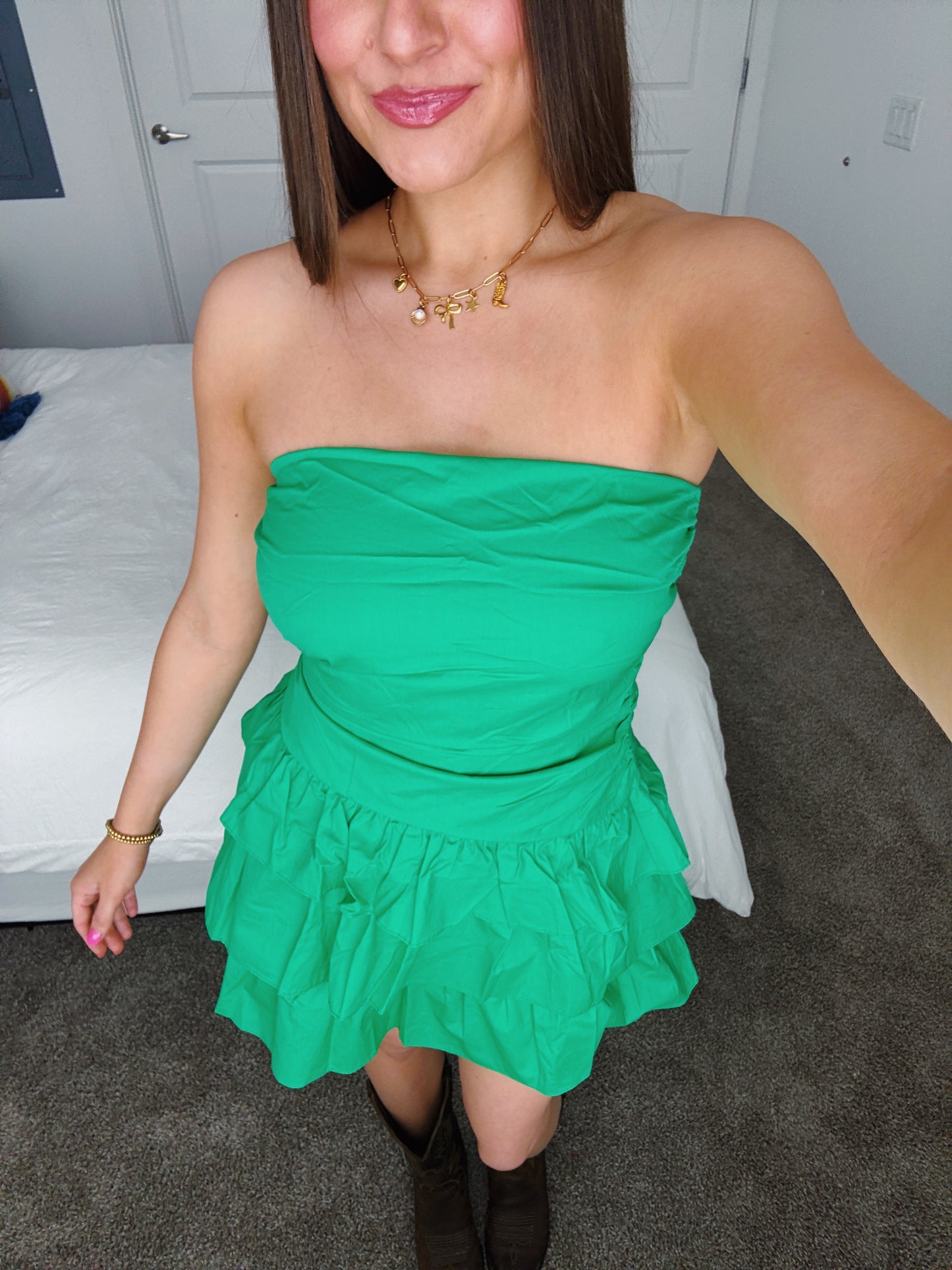 Make Your Mark Ruffle Dress