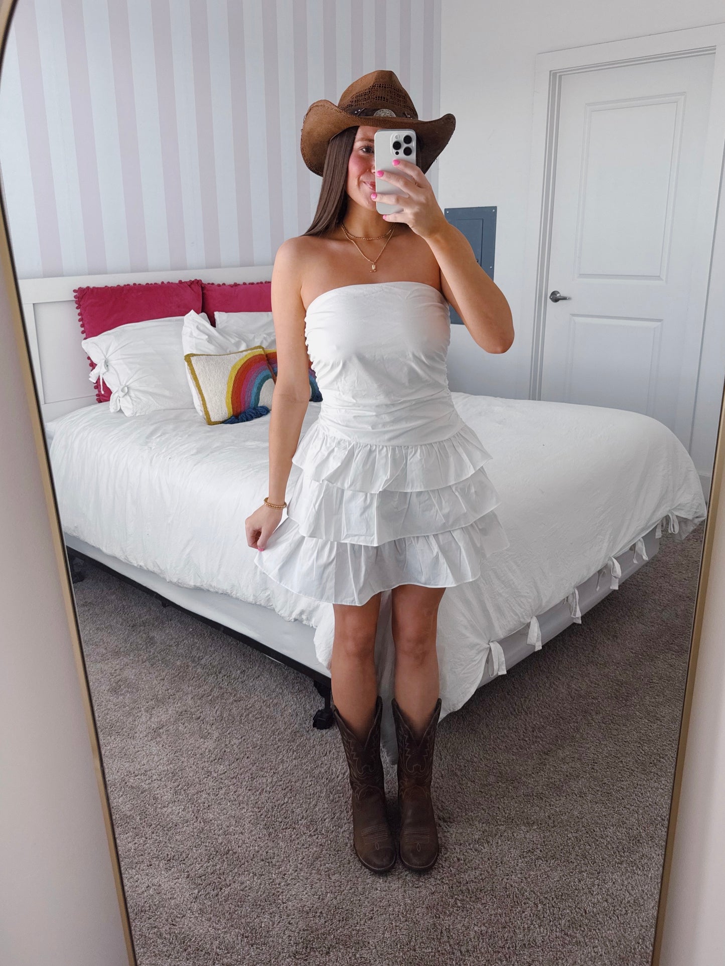 Make Your Mark Ruffle Dress
