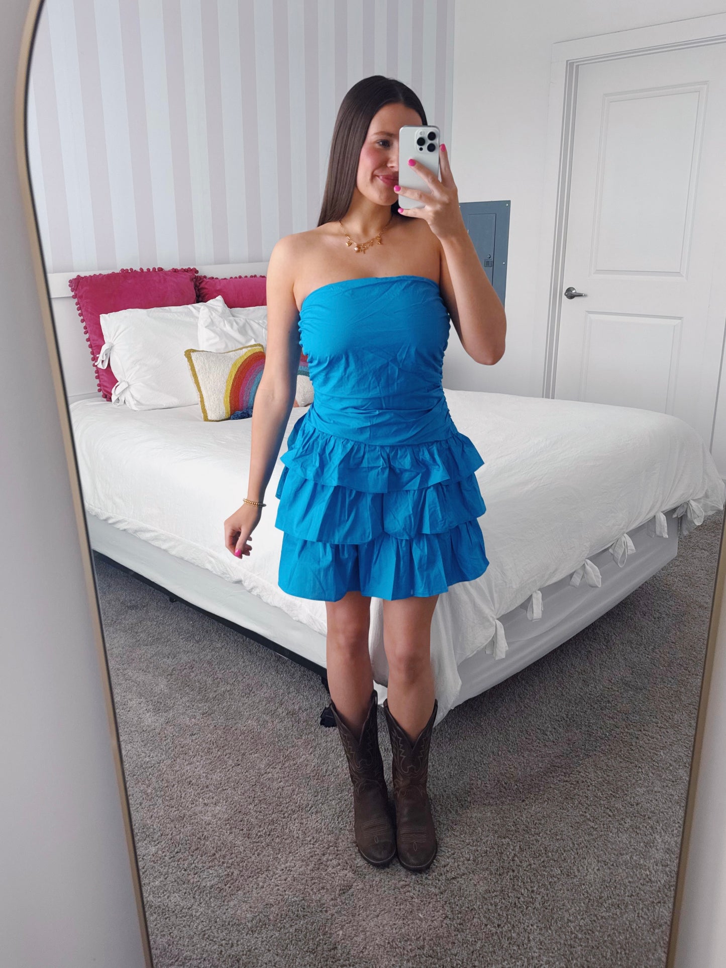 Make Your Mark Ruffle Dress