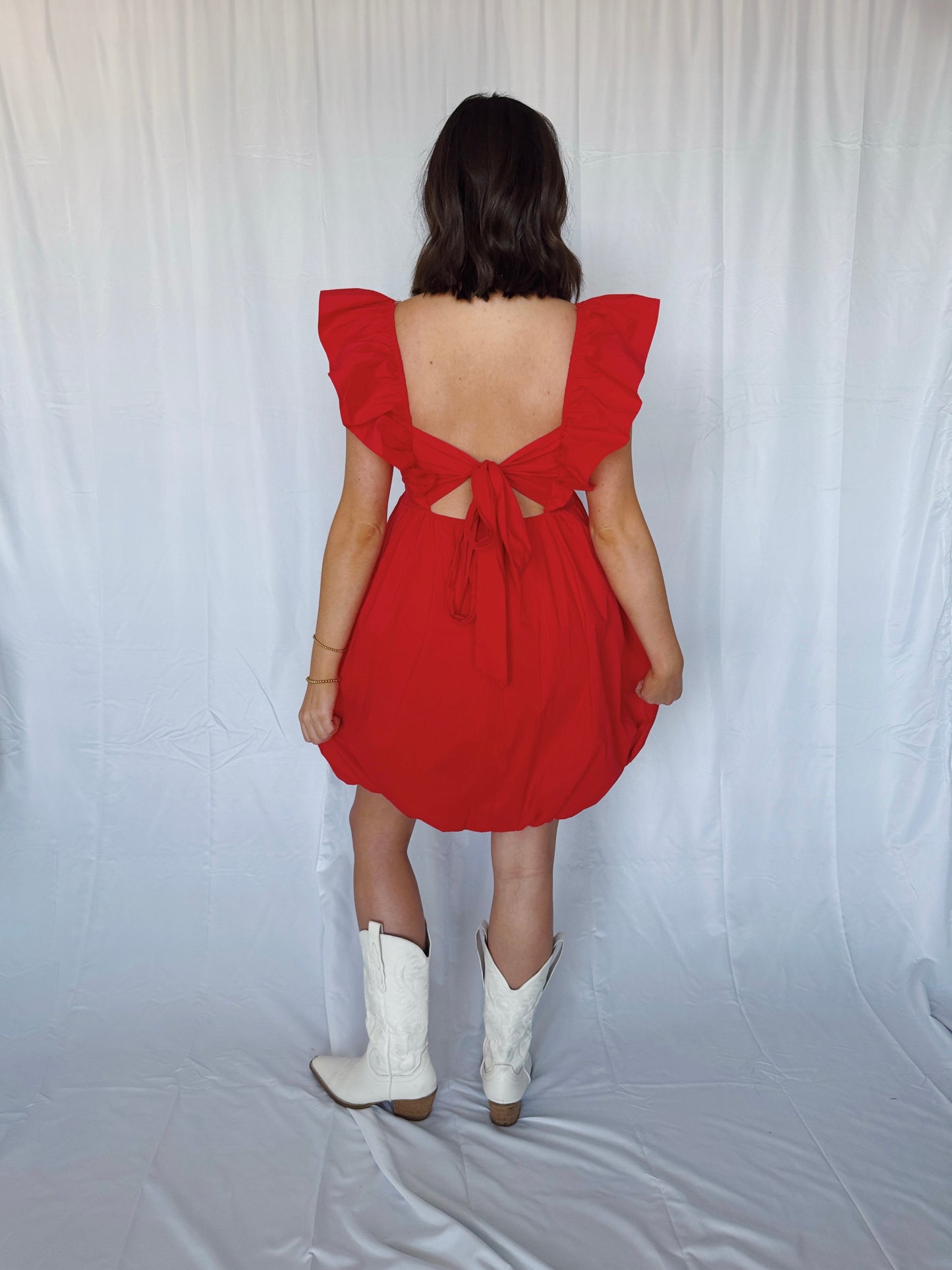 Candy Apple Bubble Dress