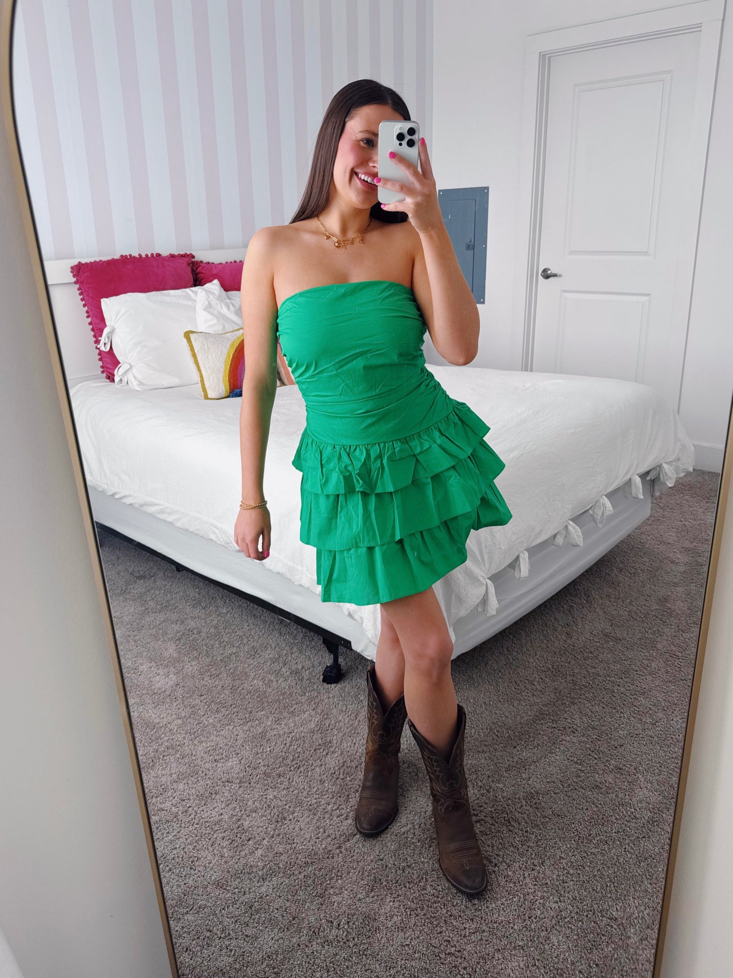 Make Your Mark Ruffle Dress