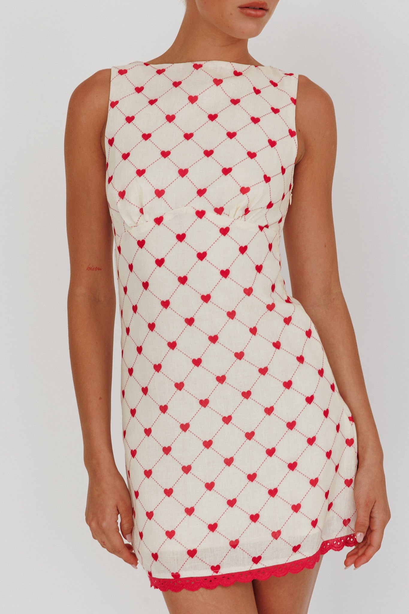 Be Mine Boat Neck Dress
