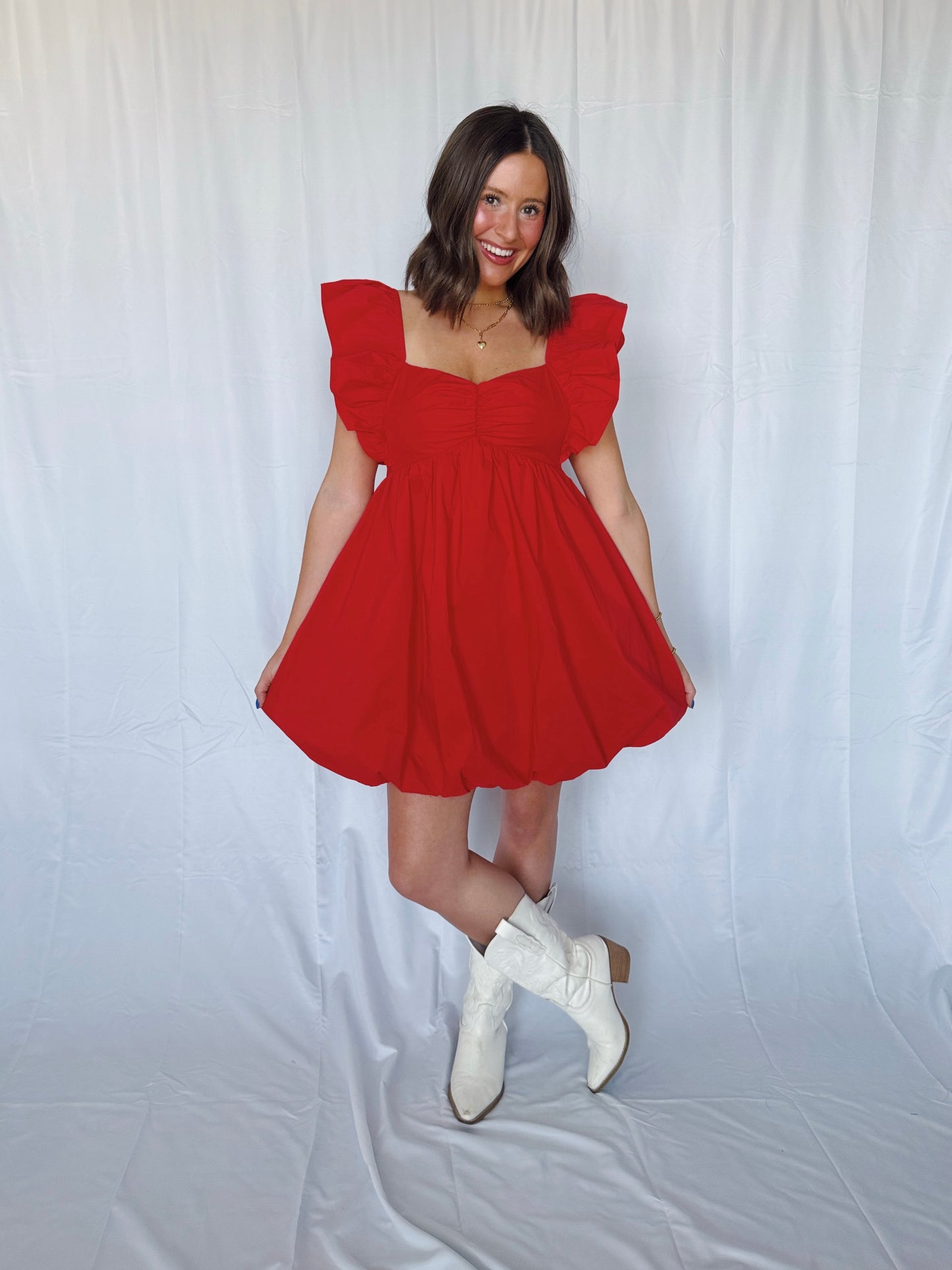Candy Apple Bubble Dress