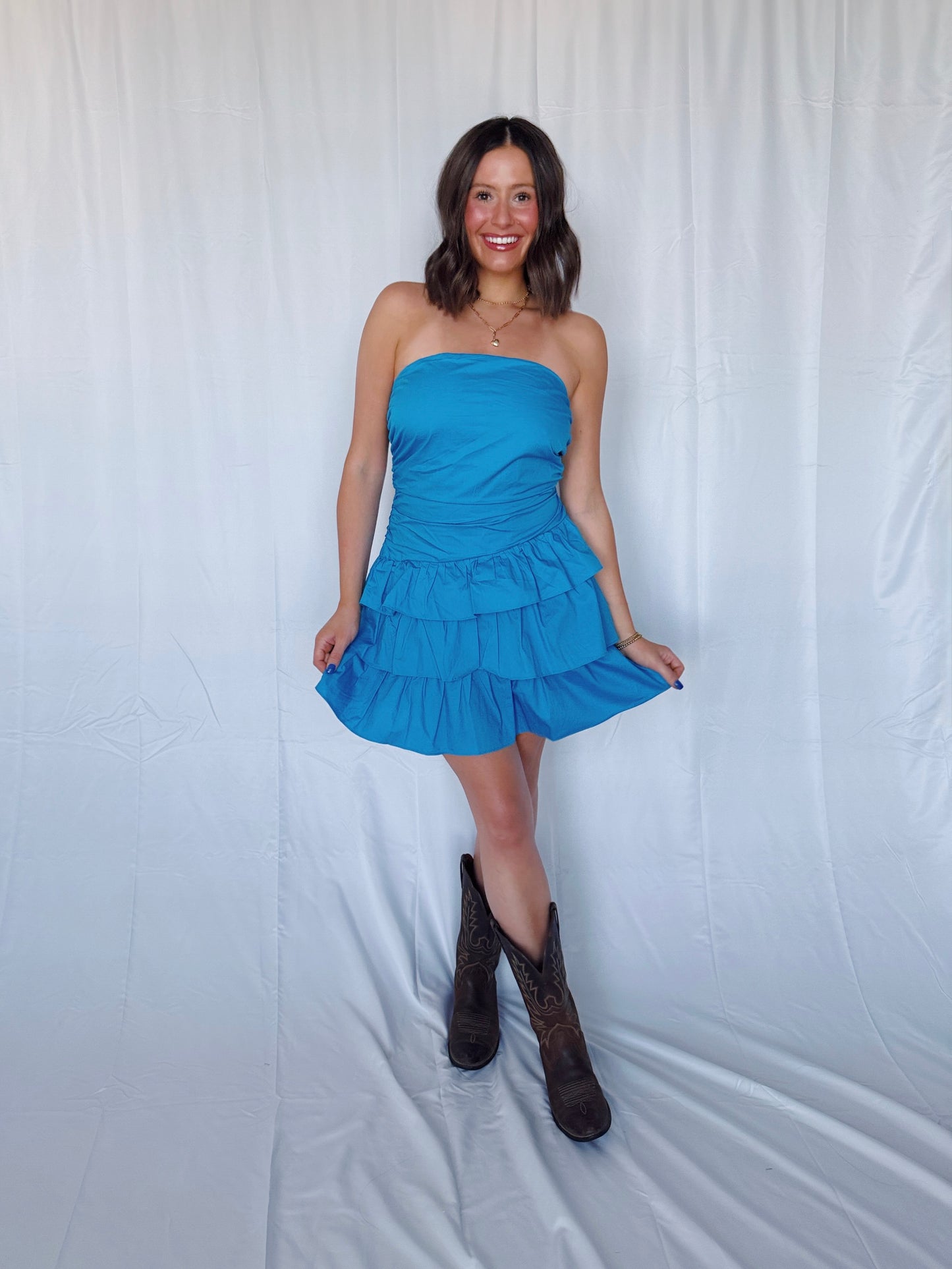 Make Your Mark Ruffle Dress