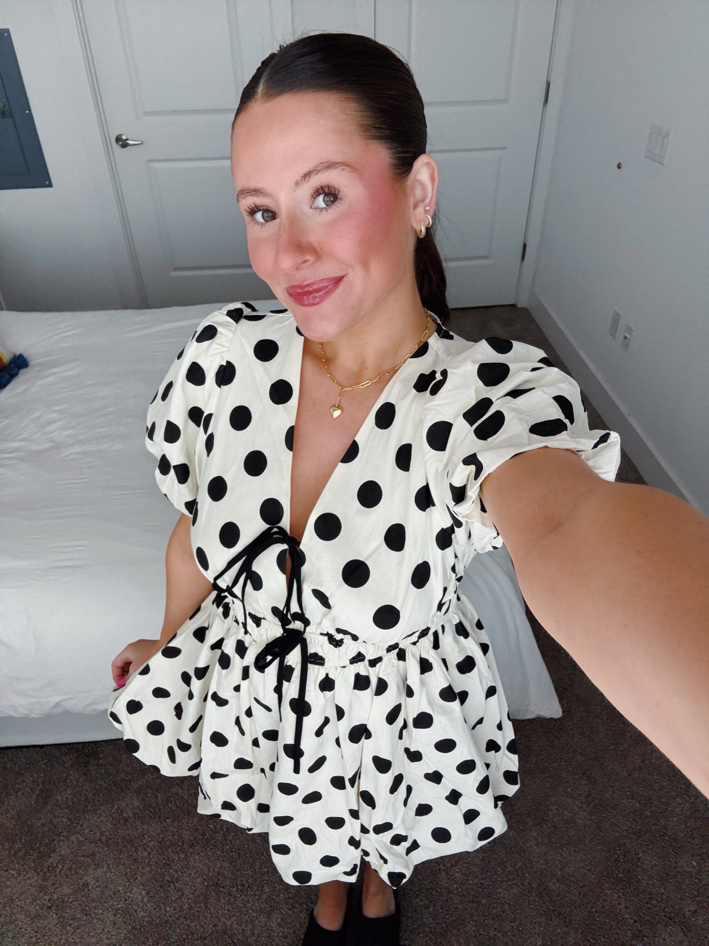 Center Stage Spotted Bubble Dress