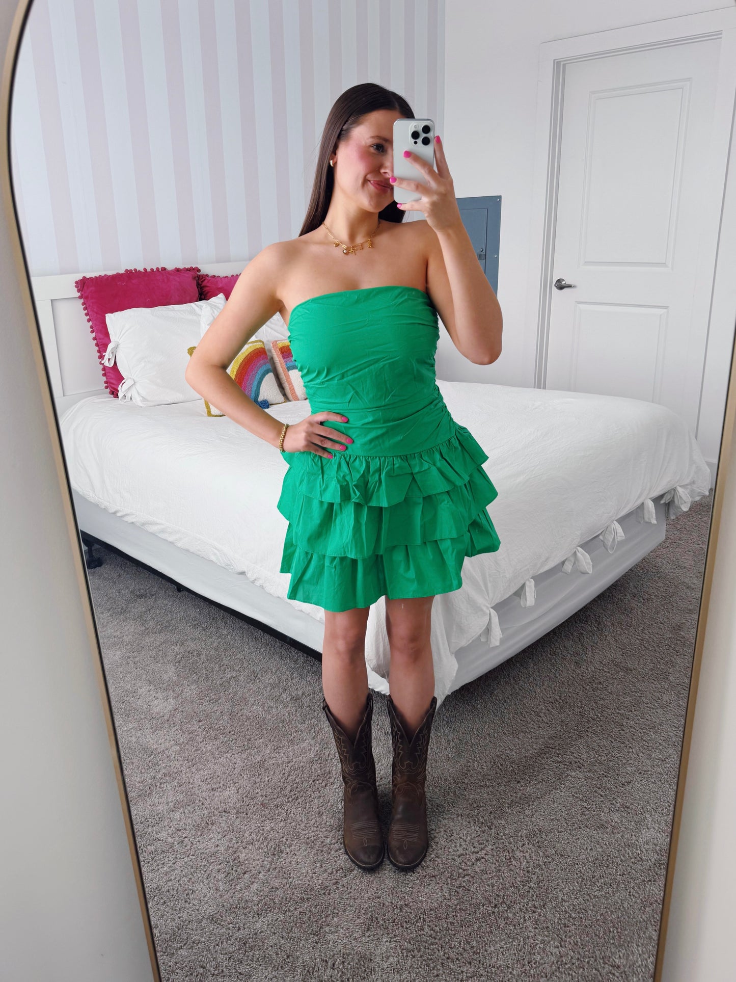 Make Your Mark Ruffle Dress