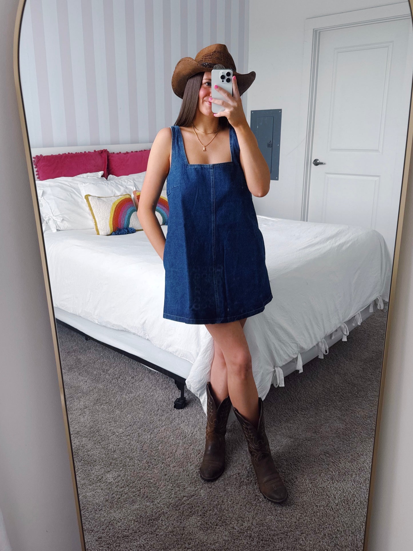 Long Live Cowgirls Denim Dress