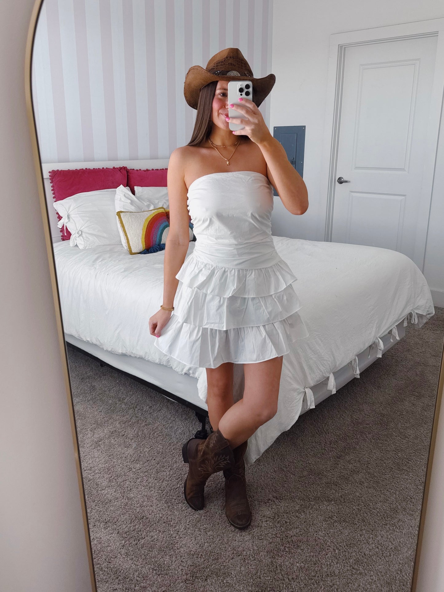 Make Your Mark Ruffle Dress