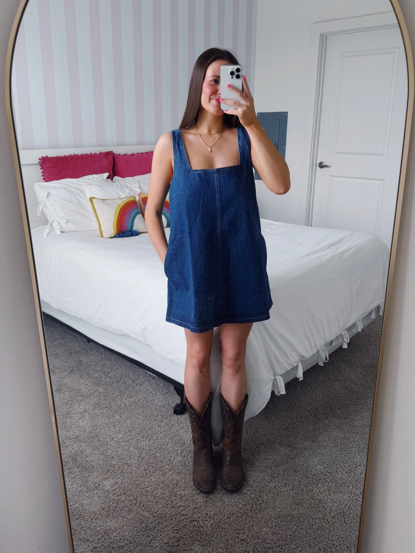 Long Live Cowgirls Denim Dress