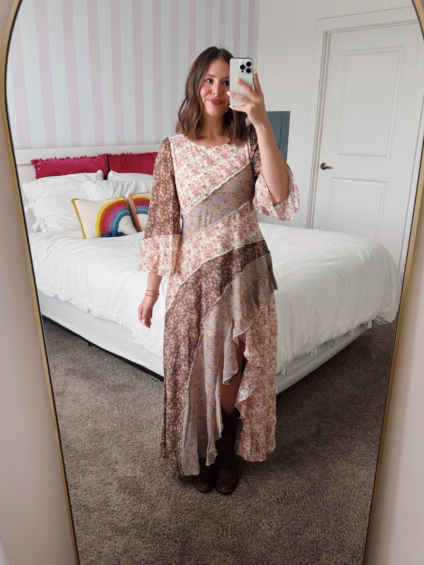 Golden Hour Floral Maxi Dress