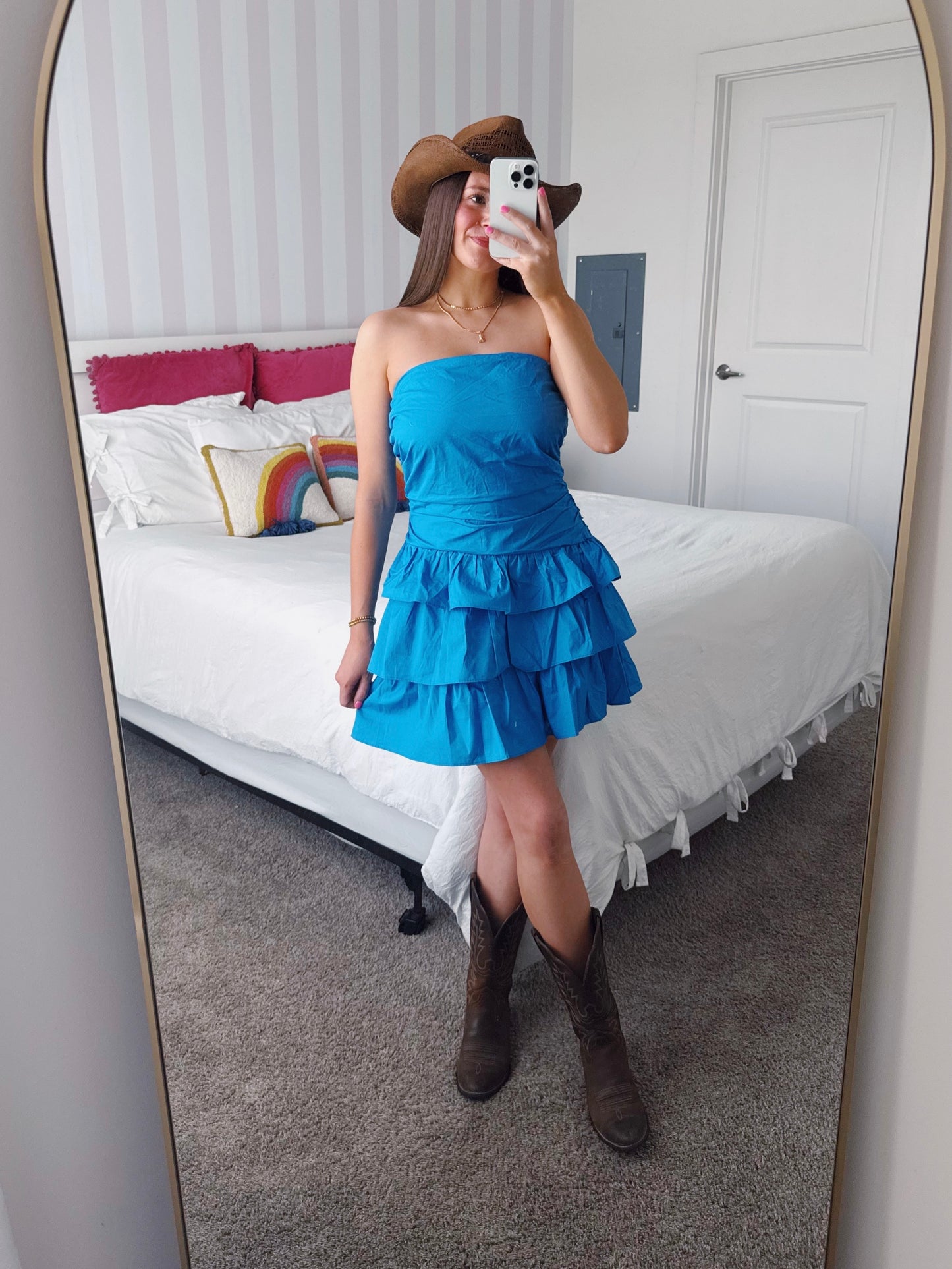 Make Your Mark Ruffle Dress