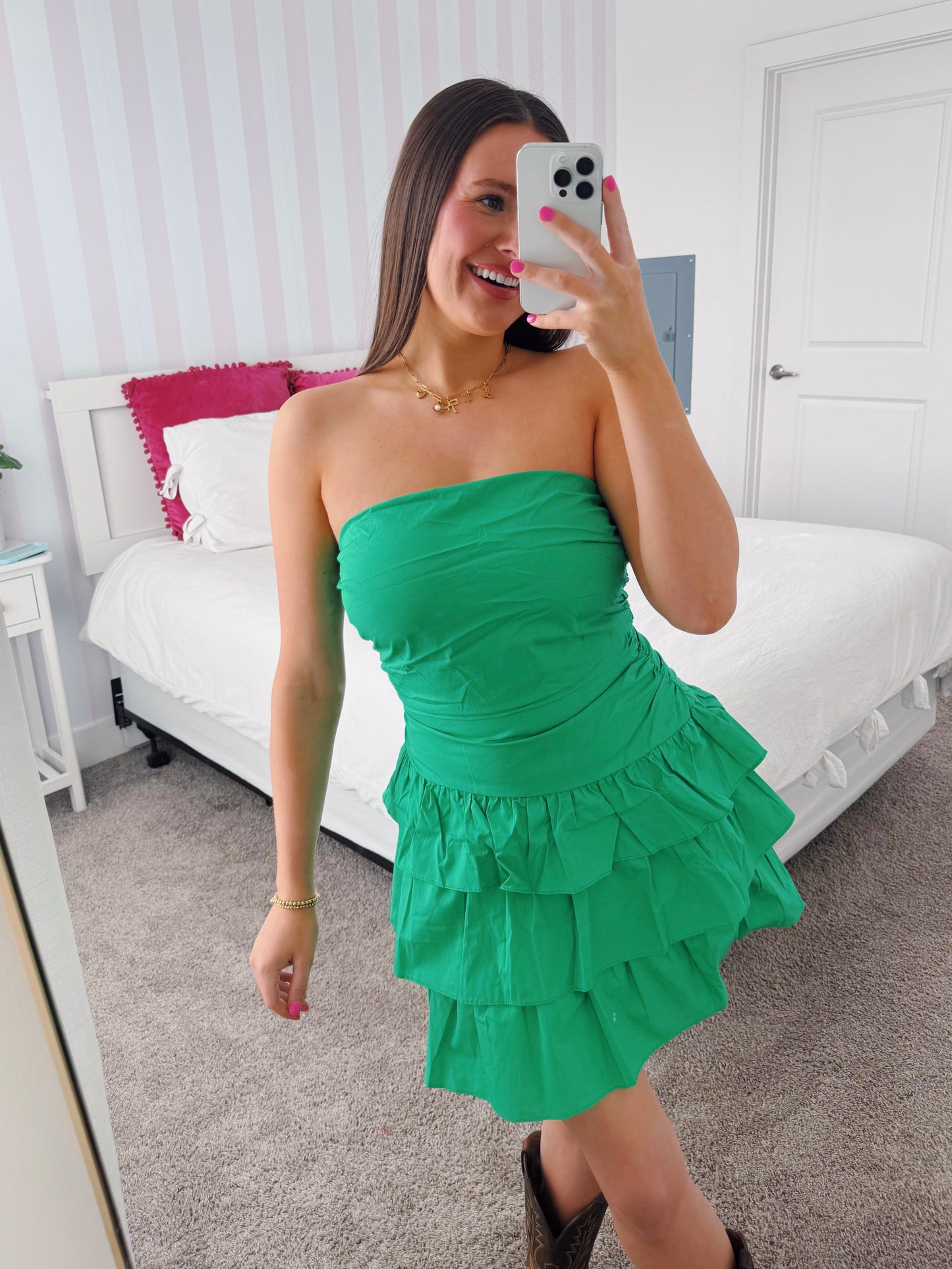 Make Your Mark Ruffle Dress