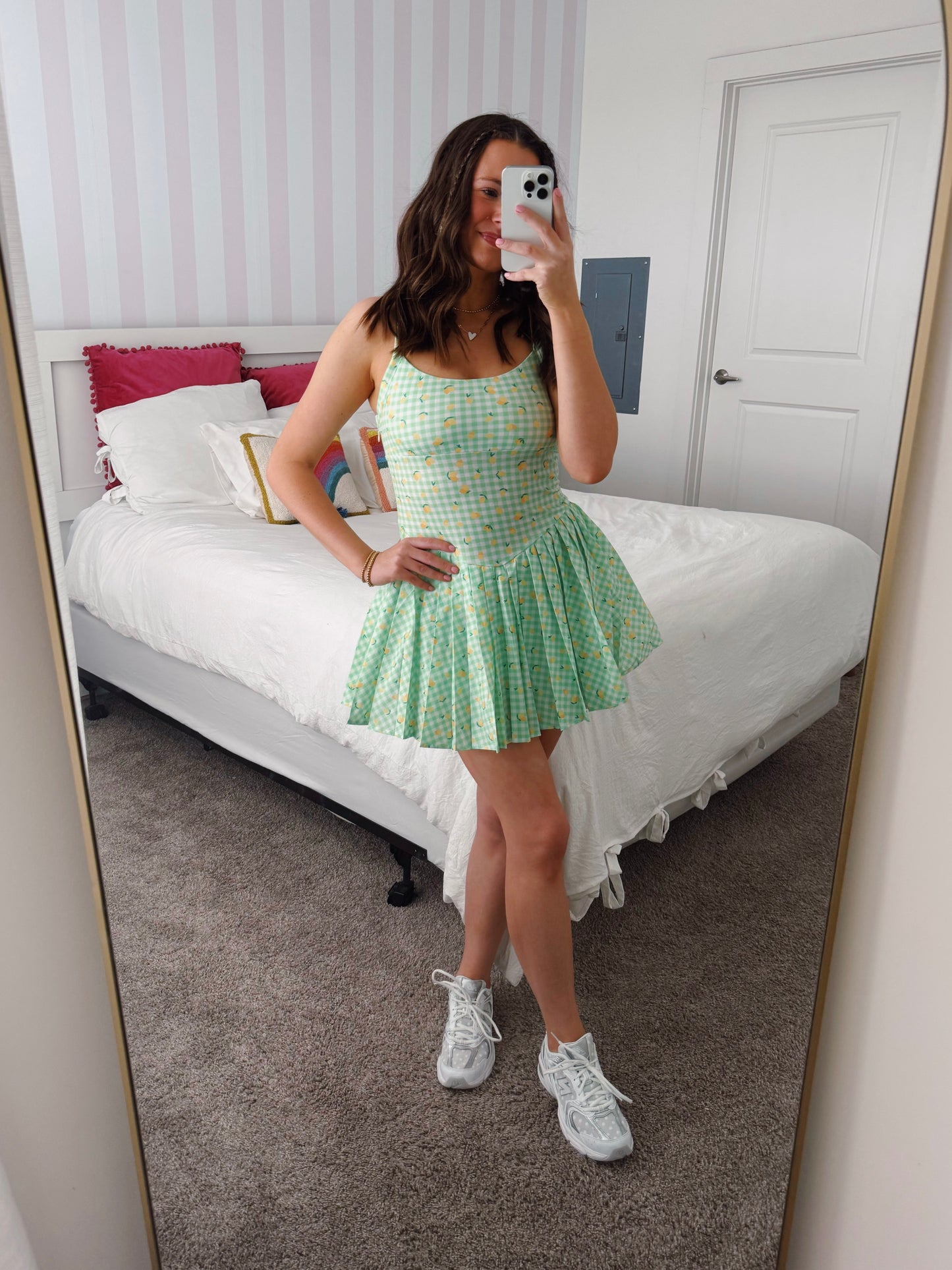 Tutti Frutti Lemon Athletic Romper Dress