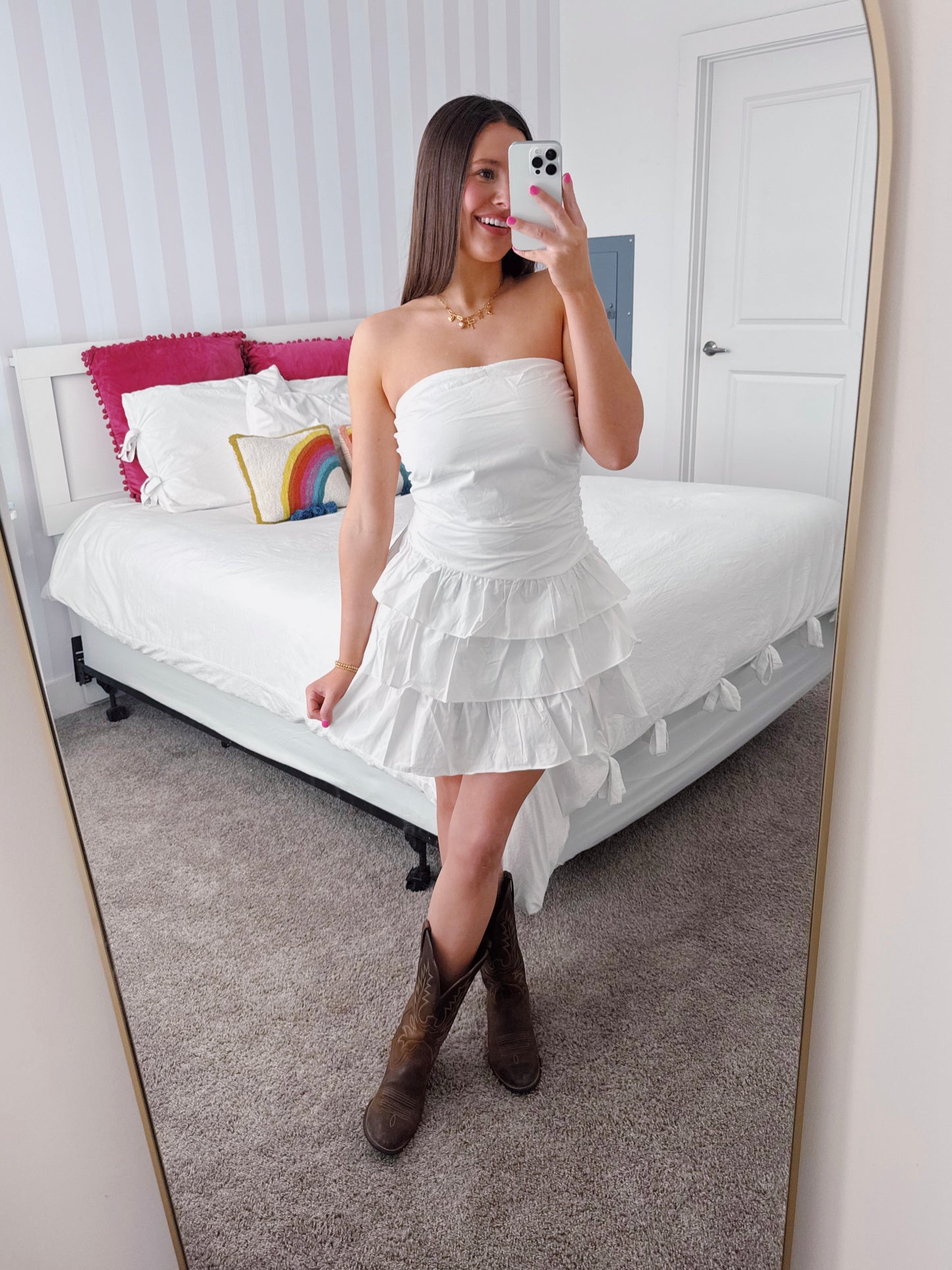 Make Your Mark Ruffle Dress