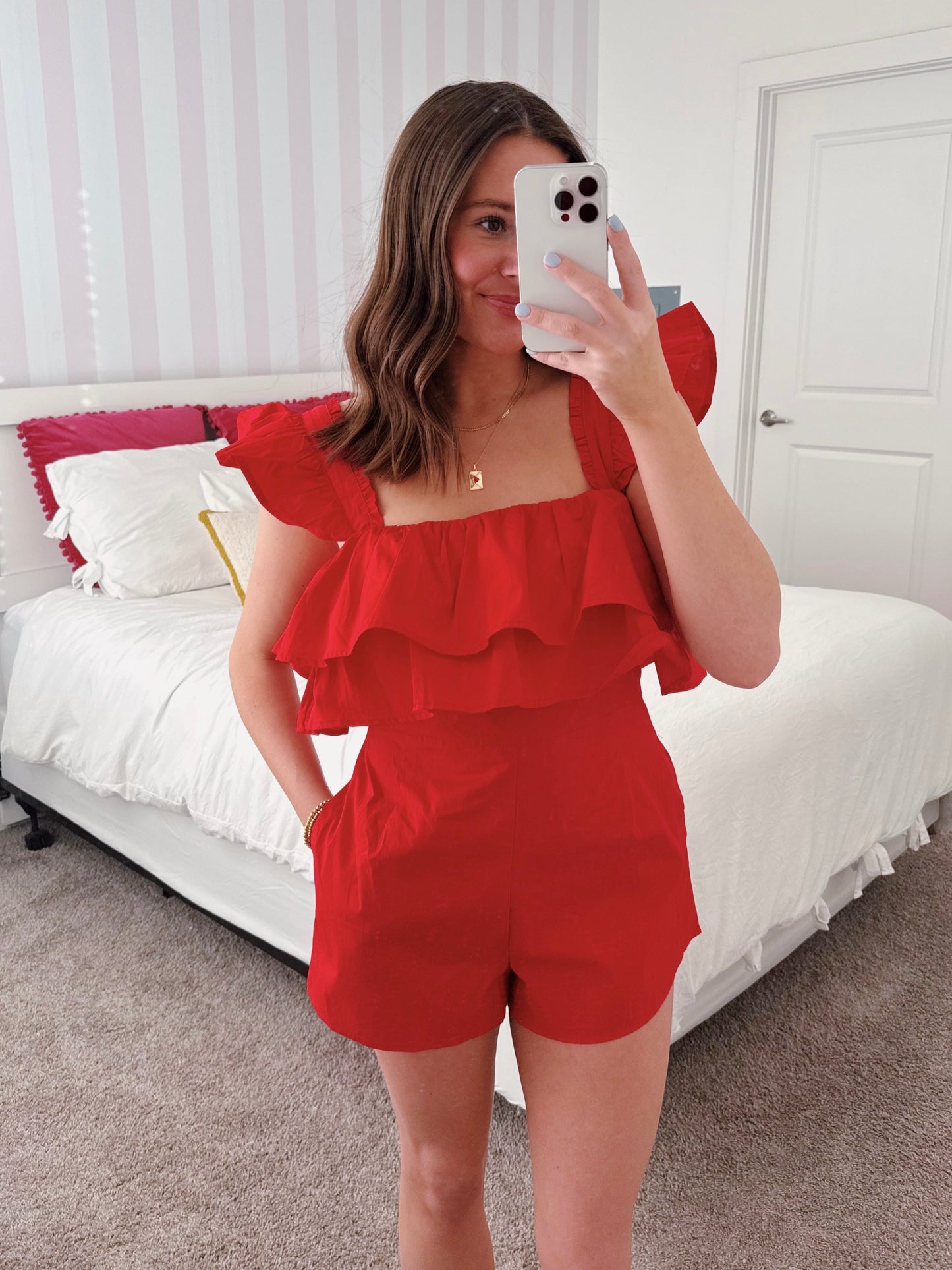 Perfect Picnic Ruffle Romper