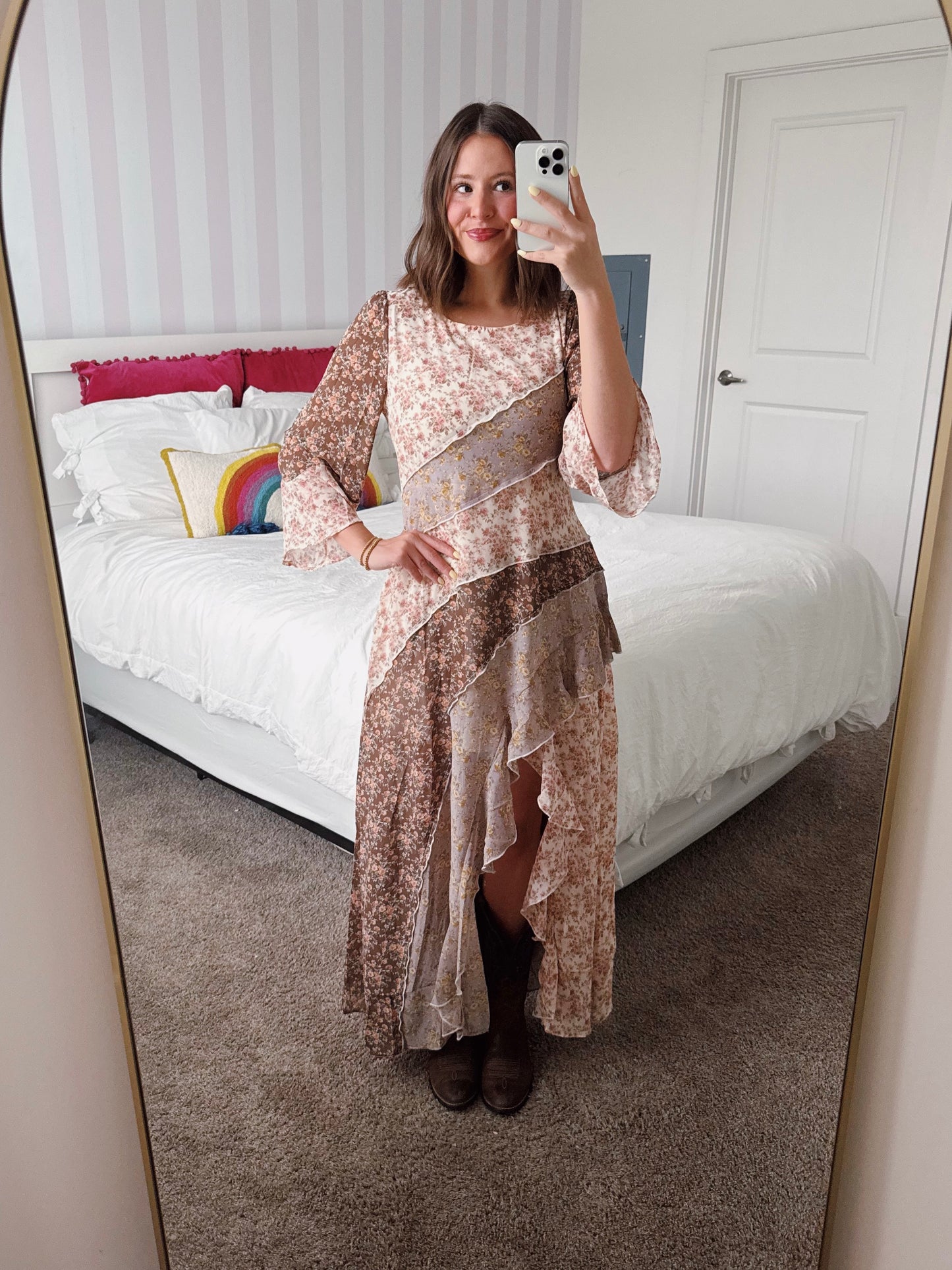 Golden Hour Floral Maxi Dress