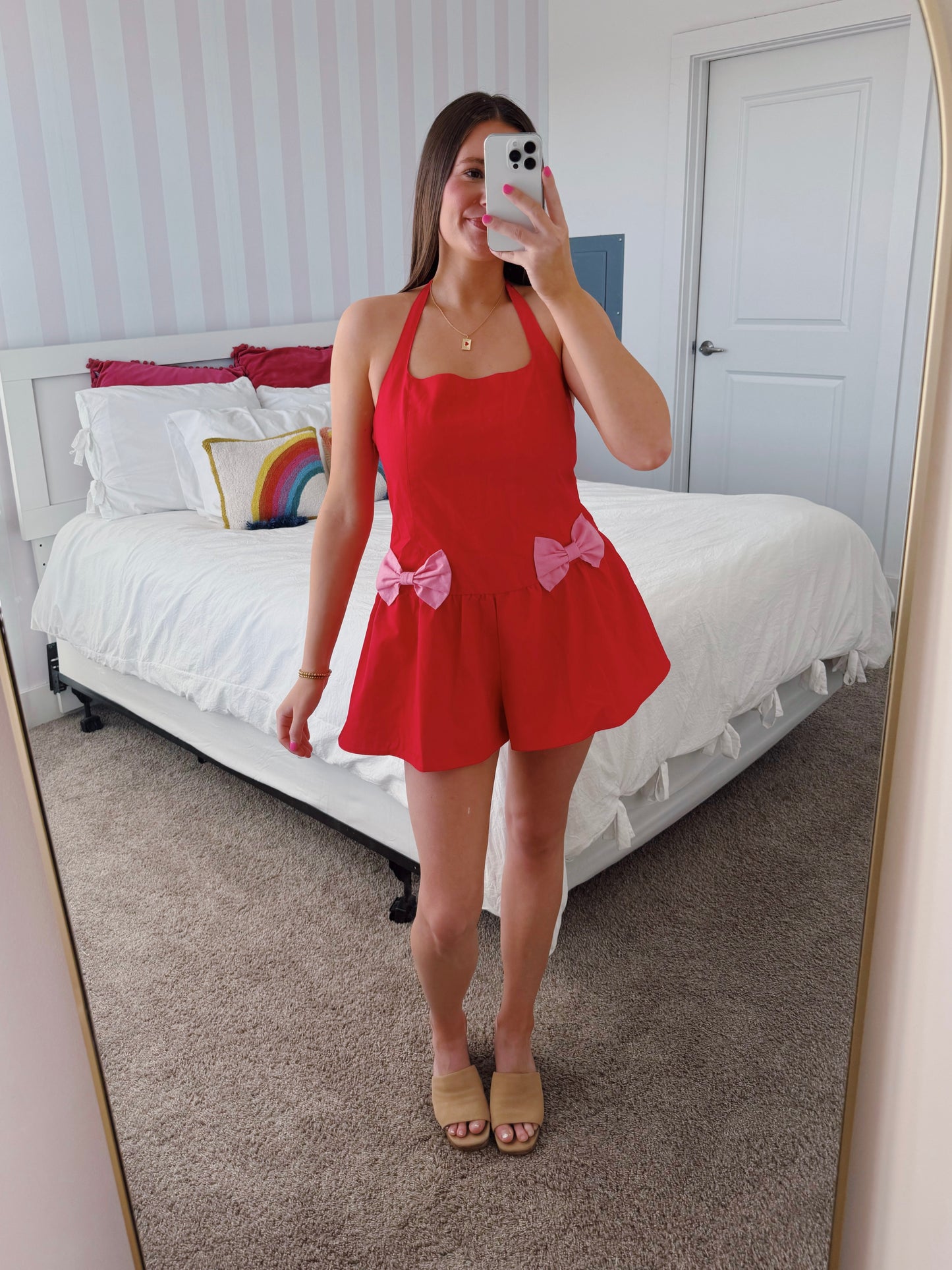 Watermelon Sugar Bow Romper