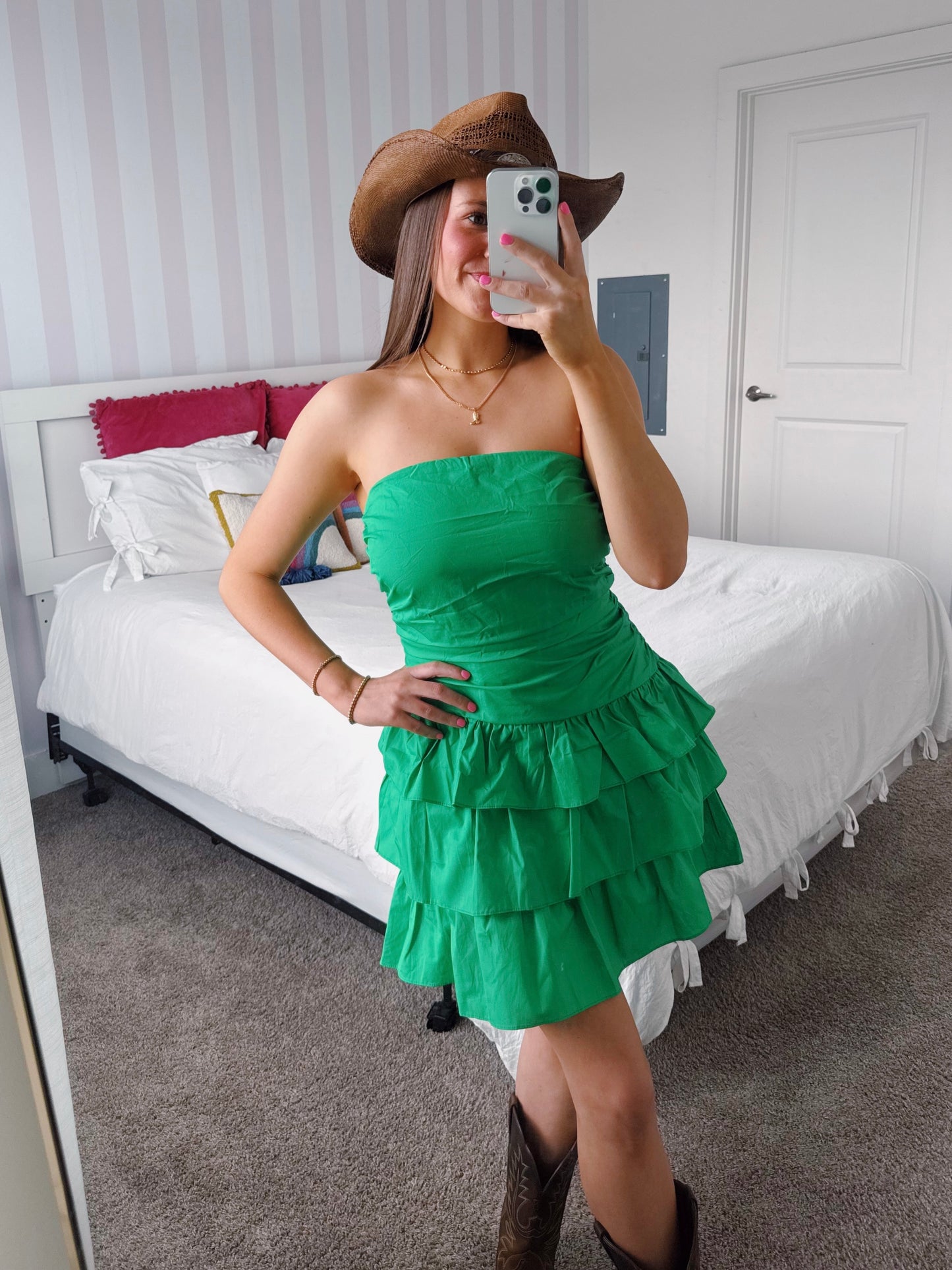 Make Your Mark Ruffle Dress
