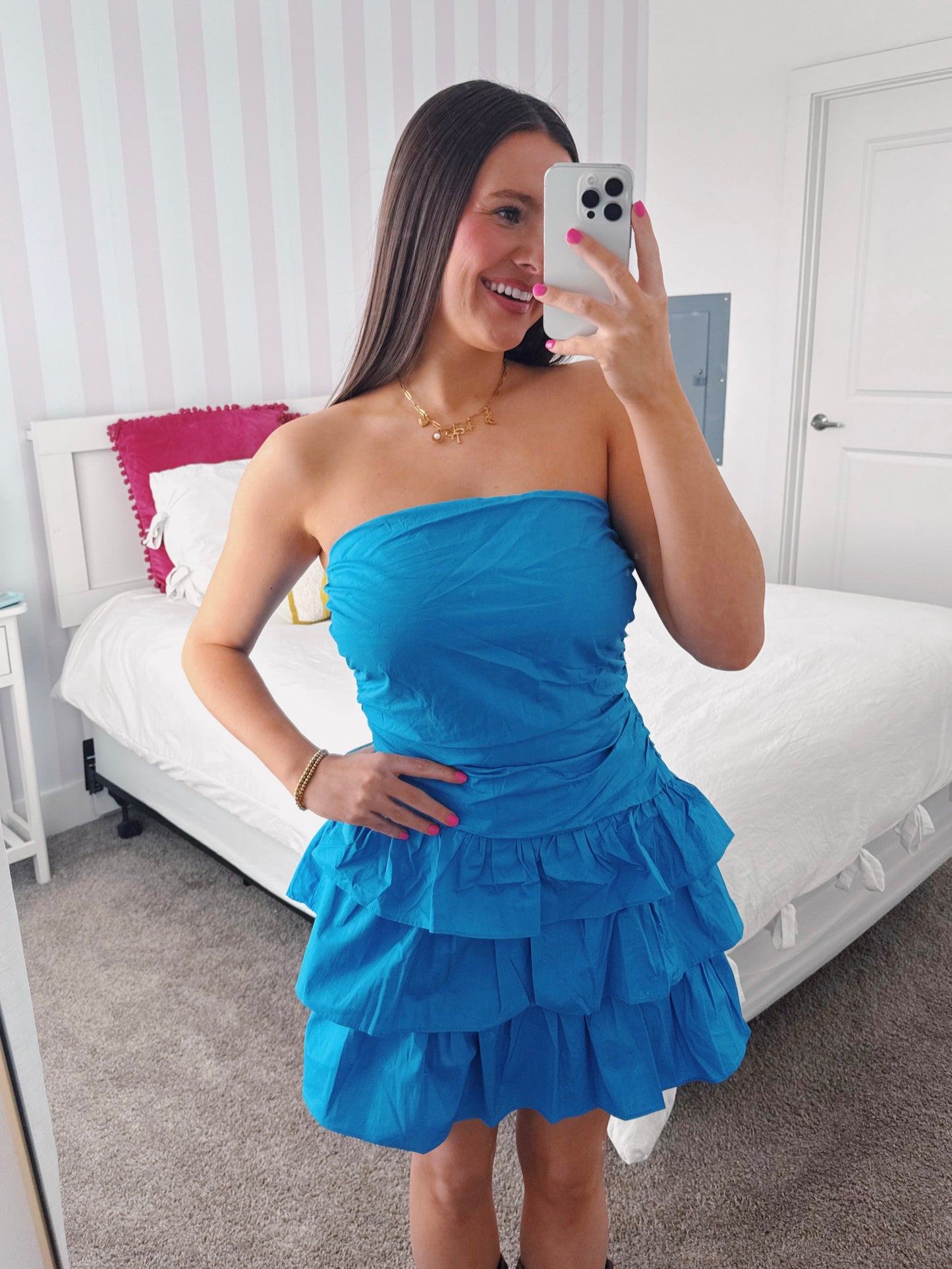 Make Your Mark Ruffle Dress