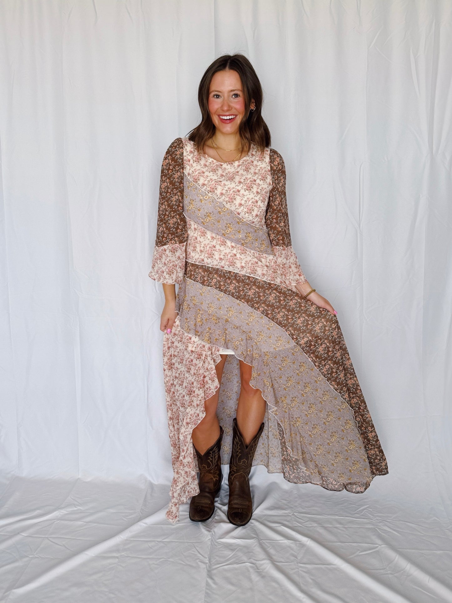 Golden Hour Floral Maxi Dress