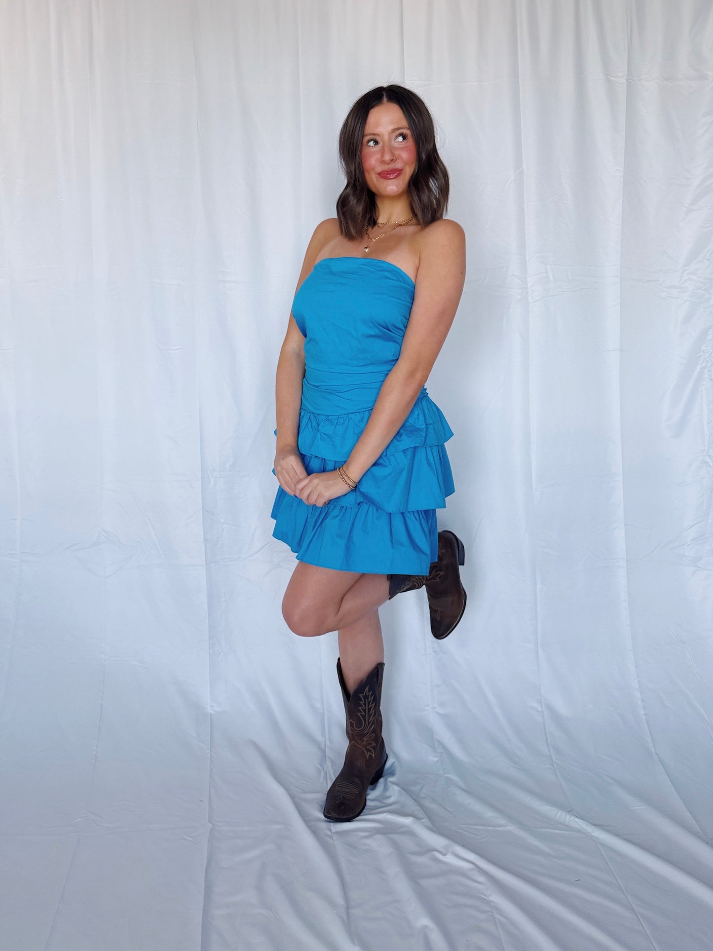Make Your Mark Ruffle Dress