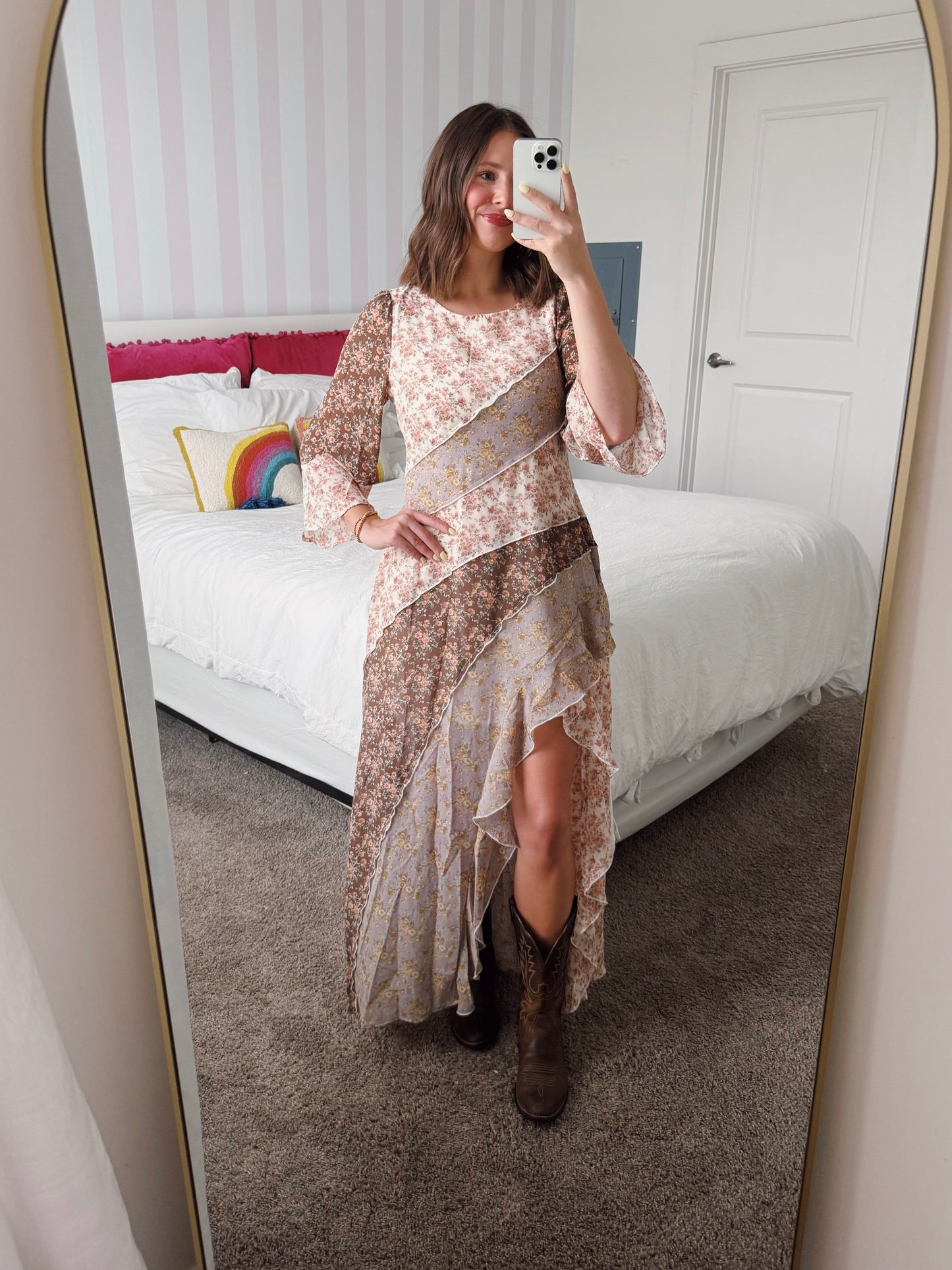 Golden Hour Floral Maxi Dress