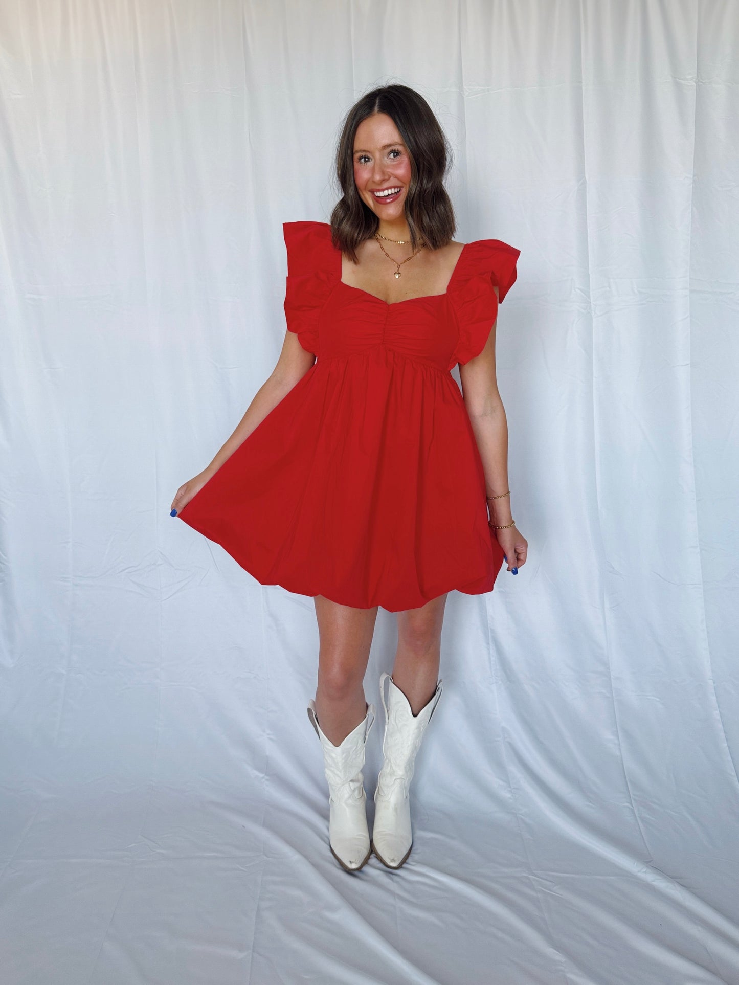 Candy Apple Bubble Dress