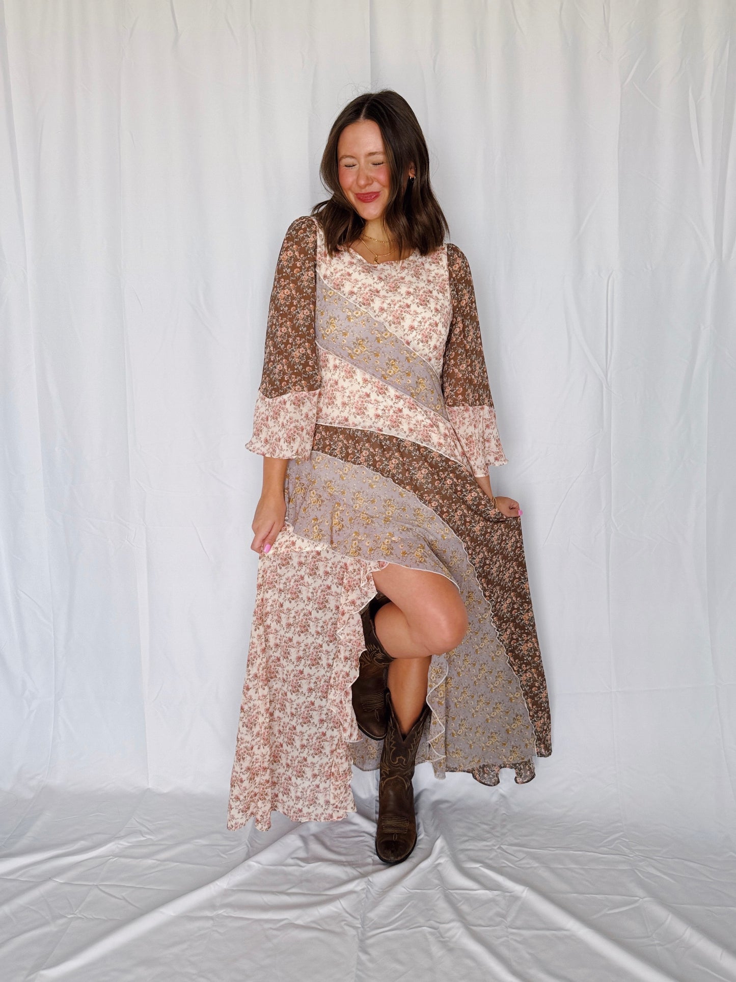 Golden Hour Floral Maxi Dress