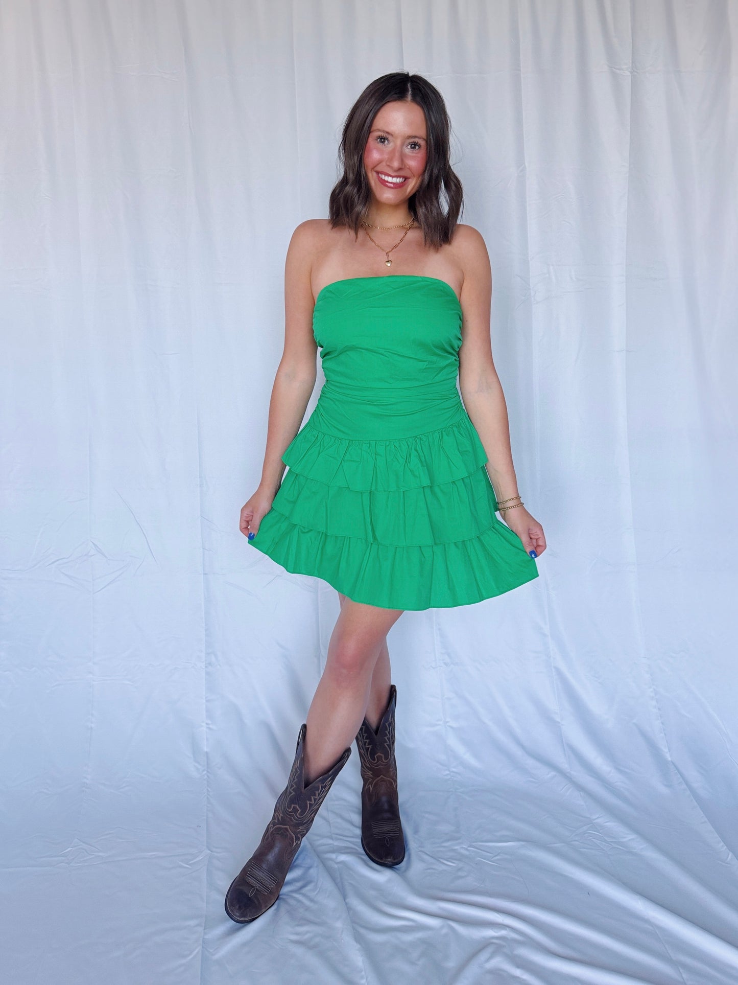 Make Your Mark Ruffle Dress