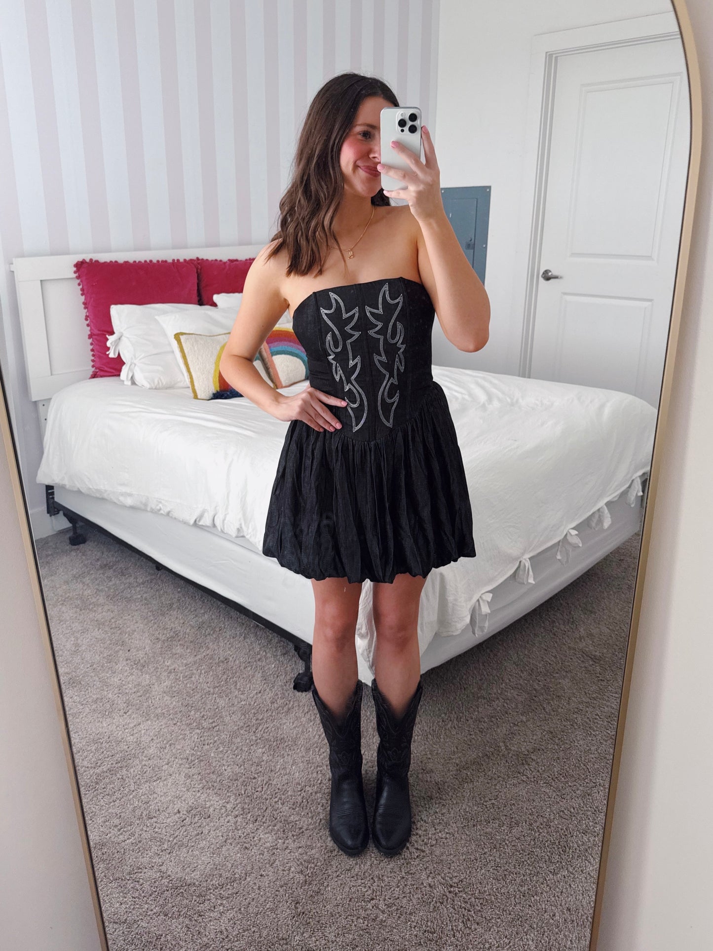Hang Tight Honey Bubble Dress