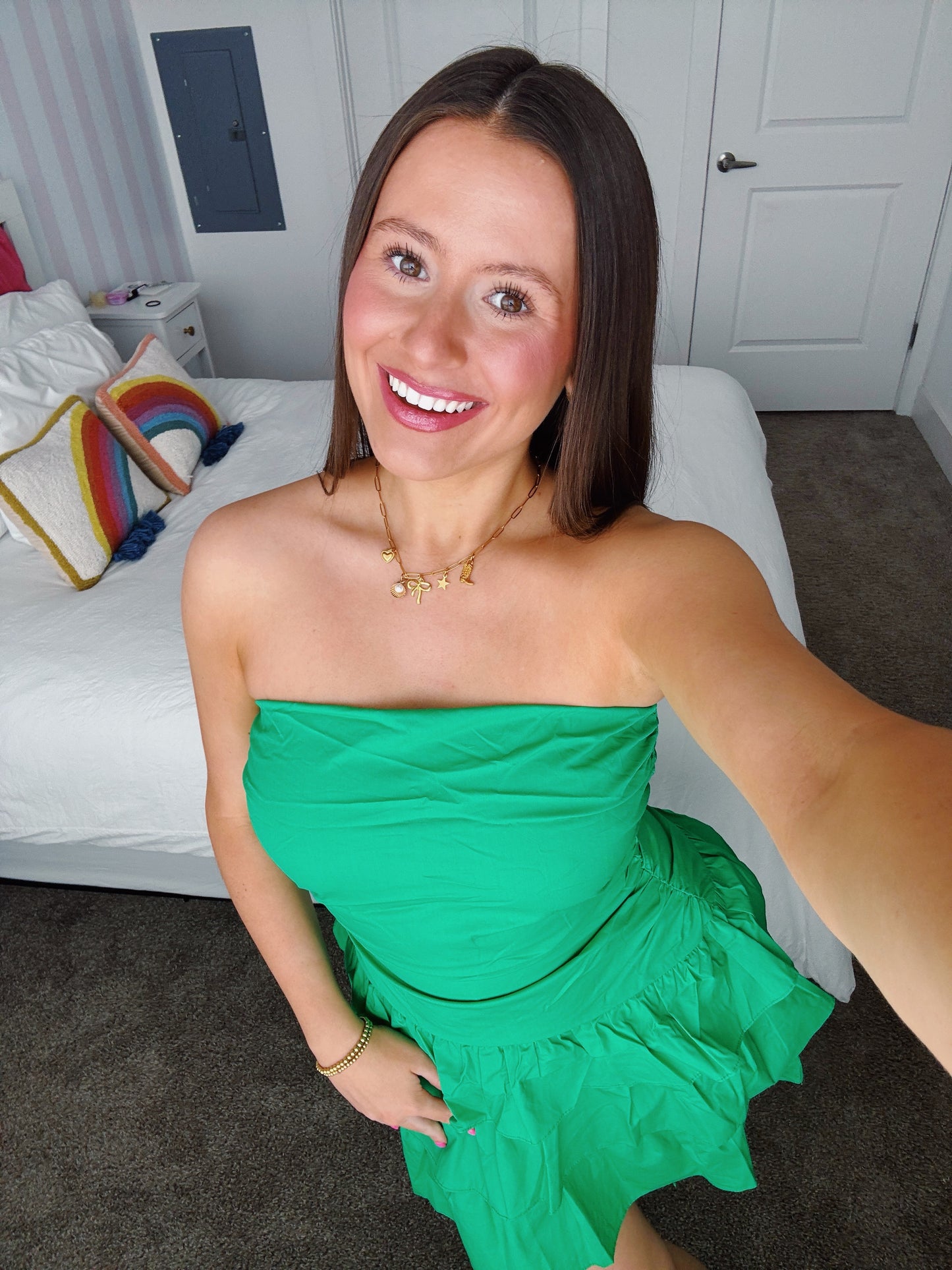 Make Your Mark Ruffle Dress