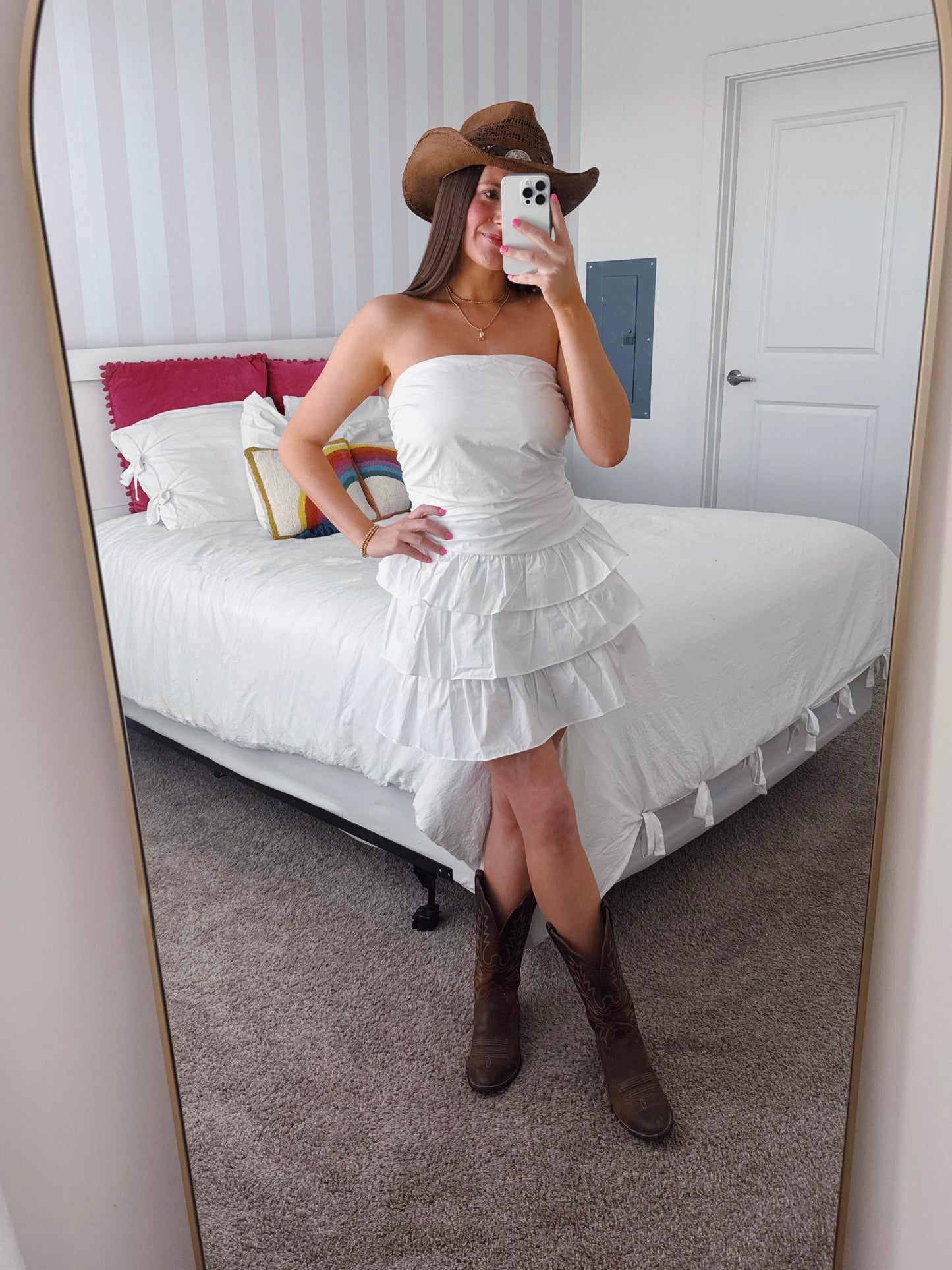 Make Your Mark Ruffle Dress