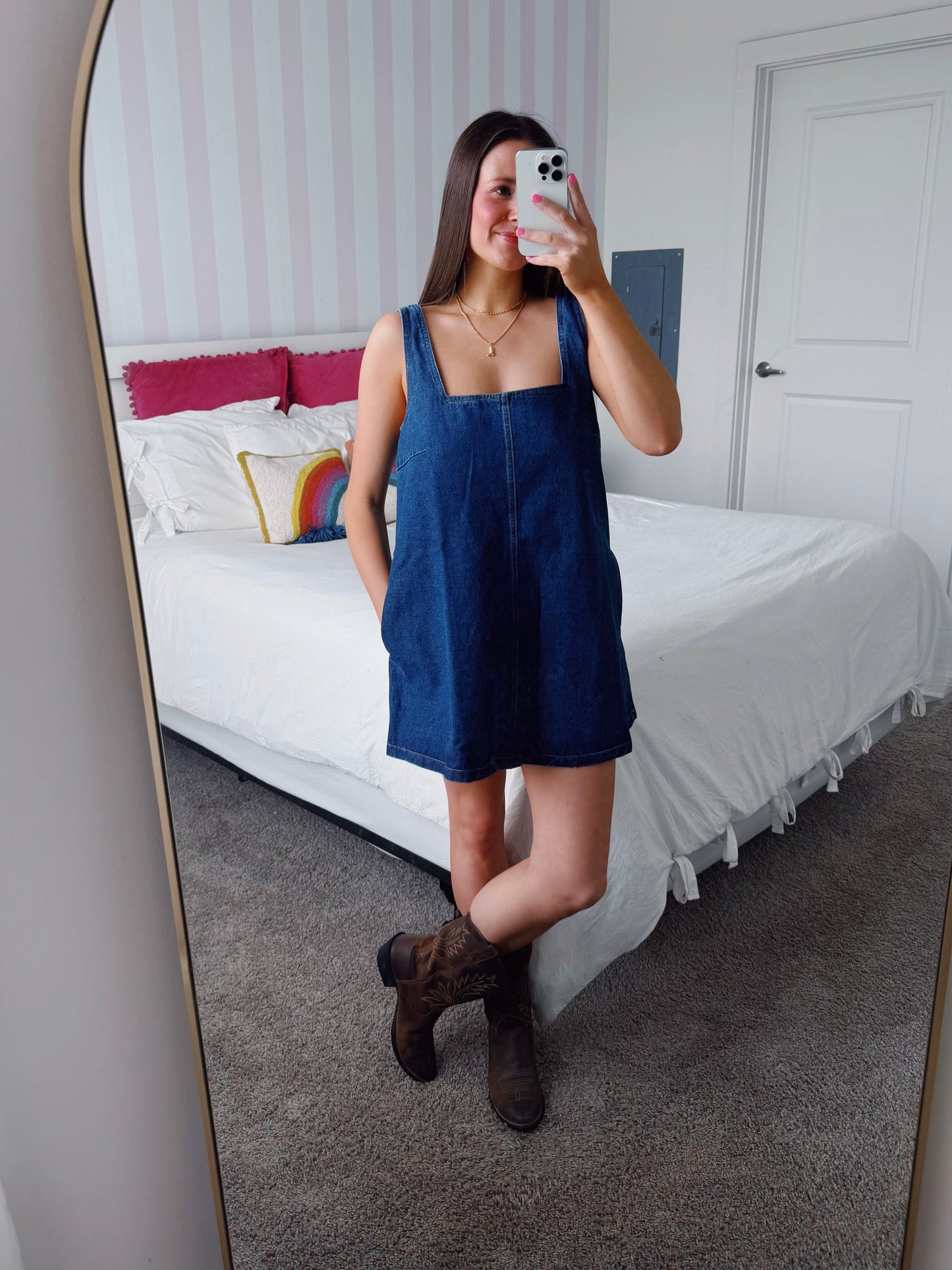 Long Live Cowgirls Denim Dress