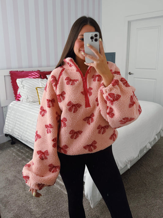 Wrapped in Warmth Fleece Henley Pullover