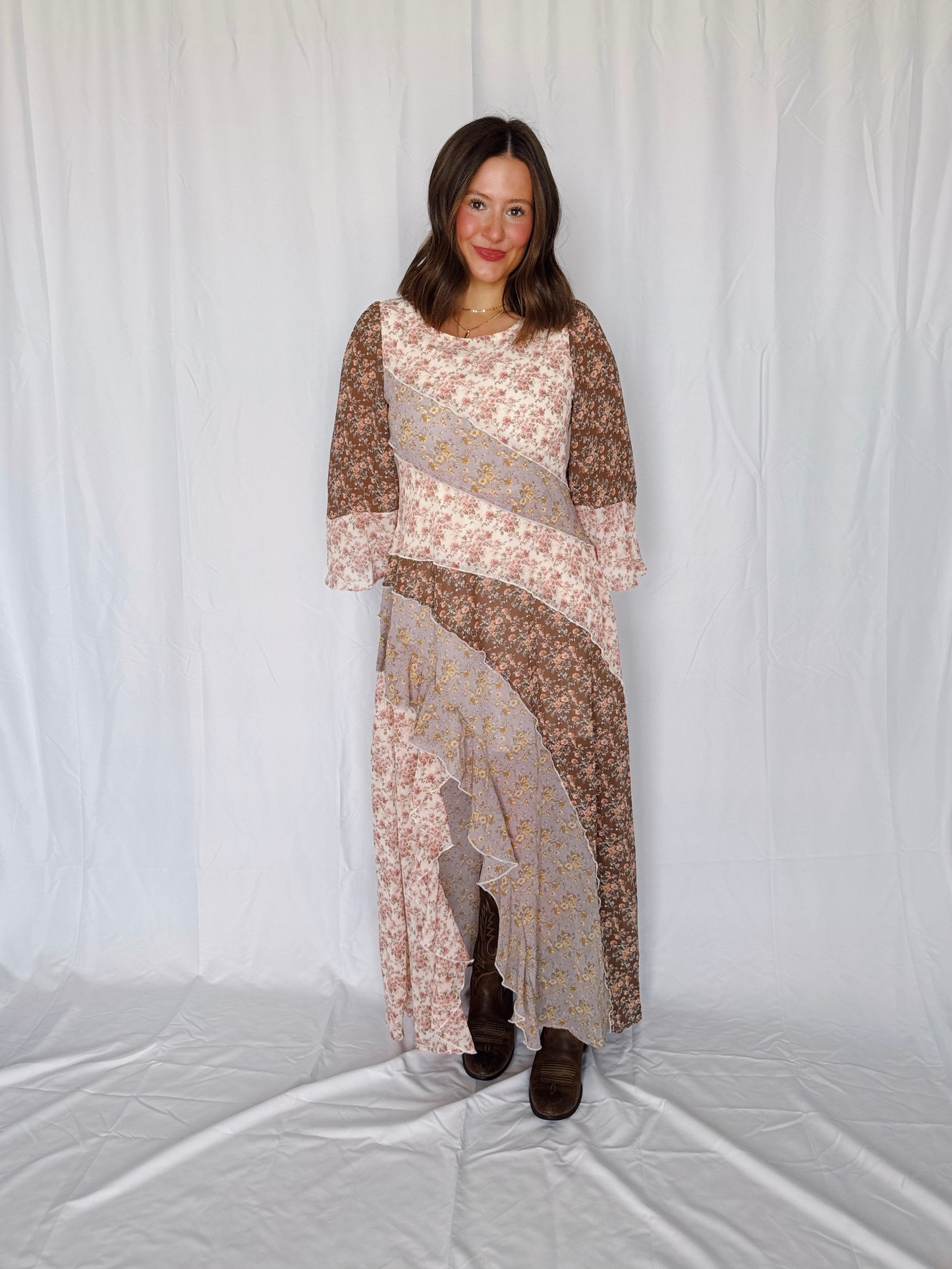 Golden Hour Floral Maxi Dress