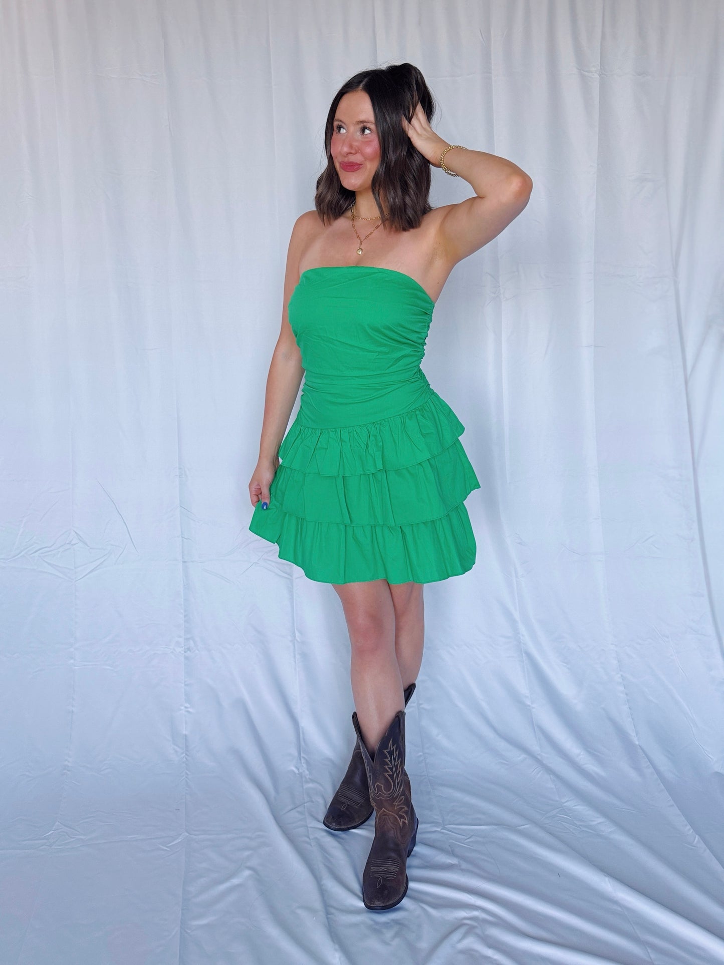 Make Your Mark Ruffle Dress