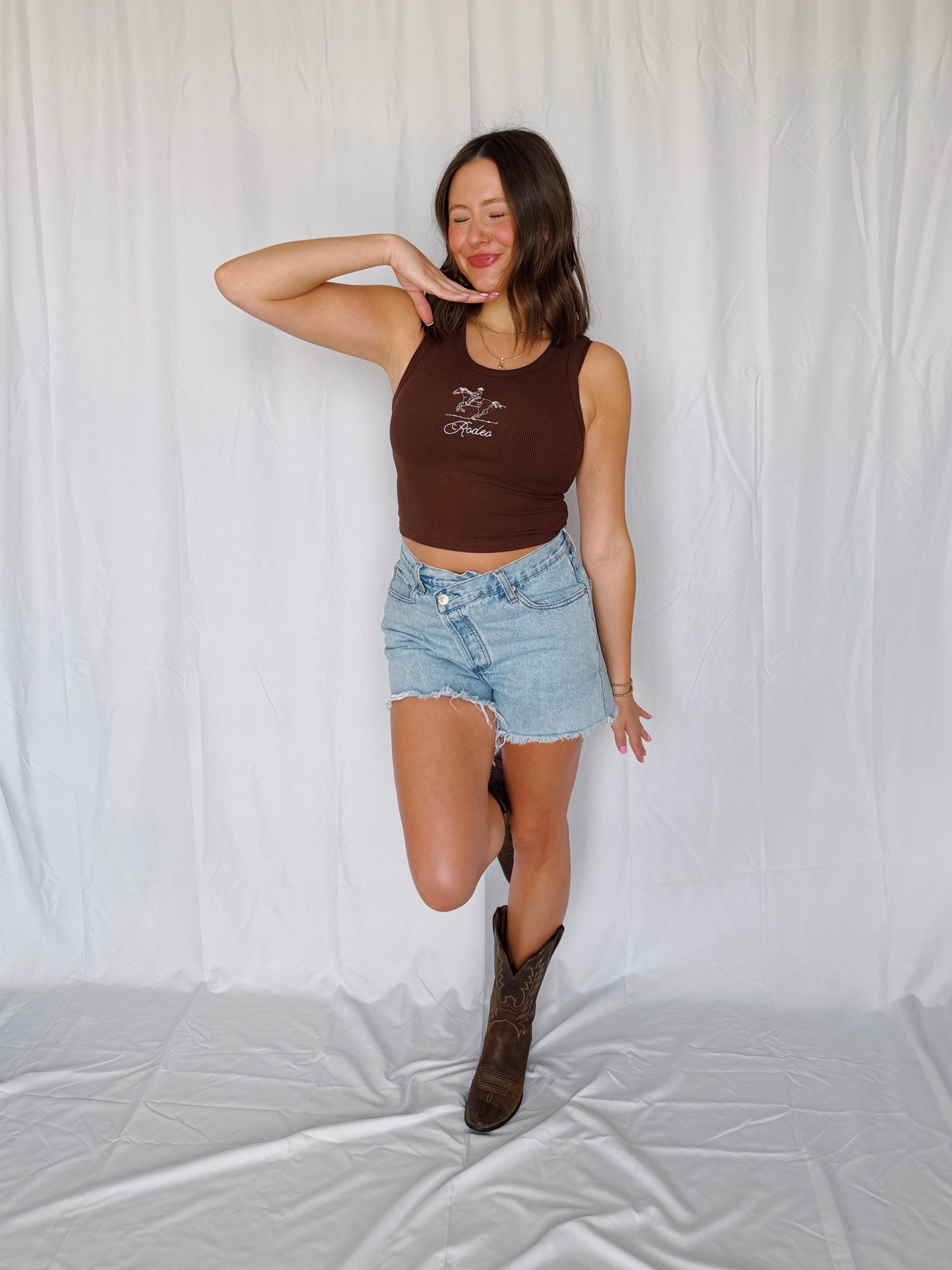 God's Country Embroidered Rodeo Tank