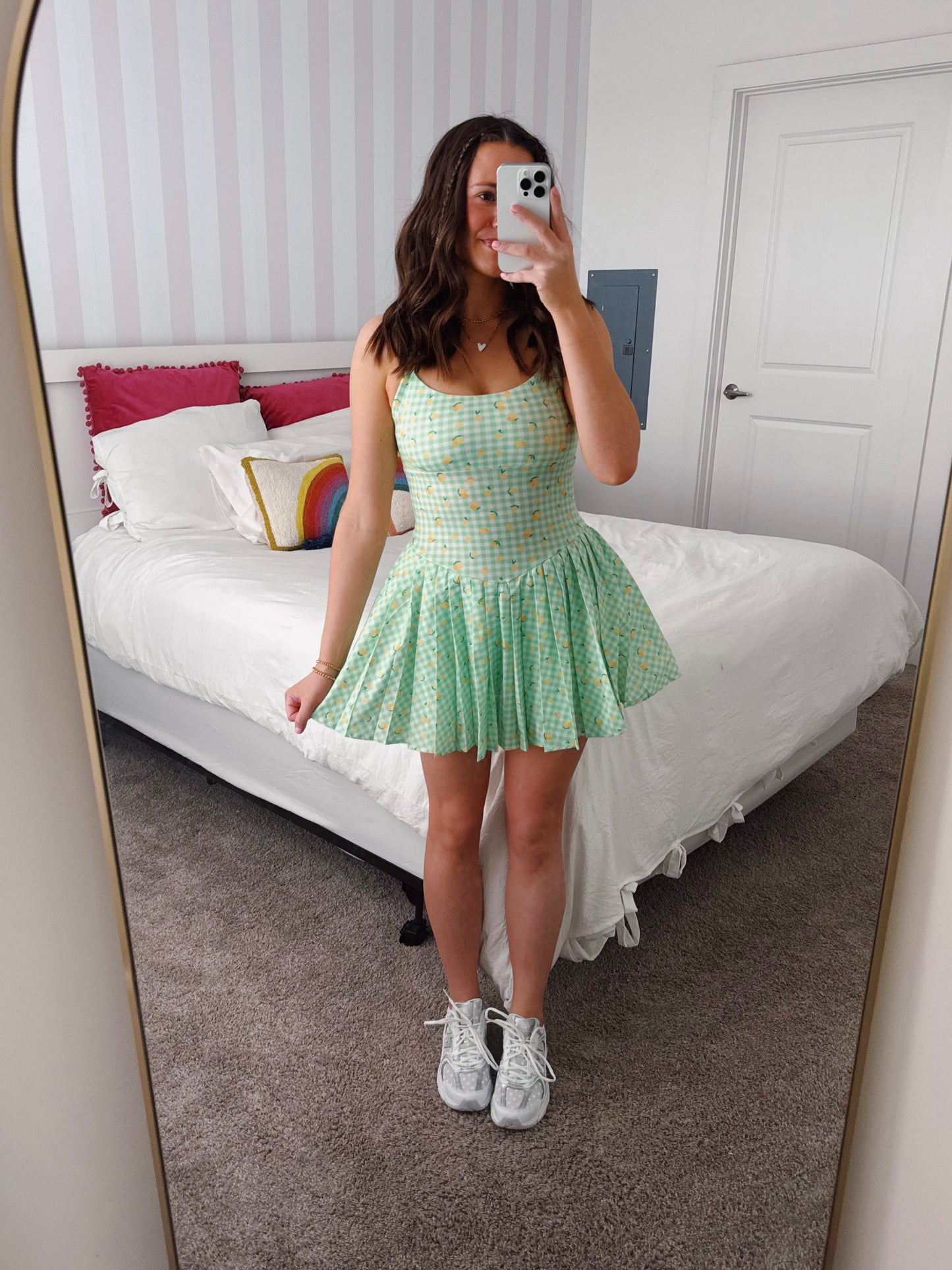 Tutti Frutti Lemon Athletic Romper Dress
