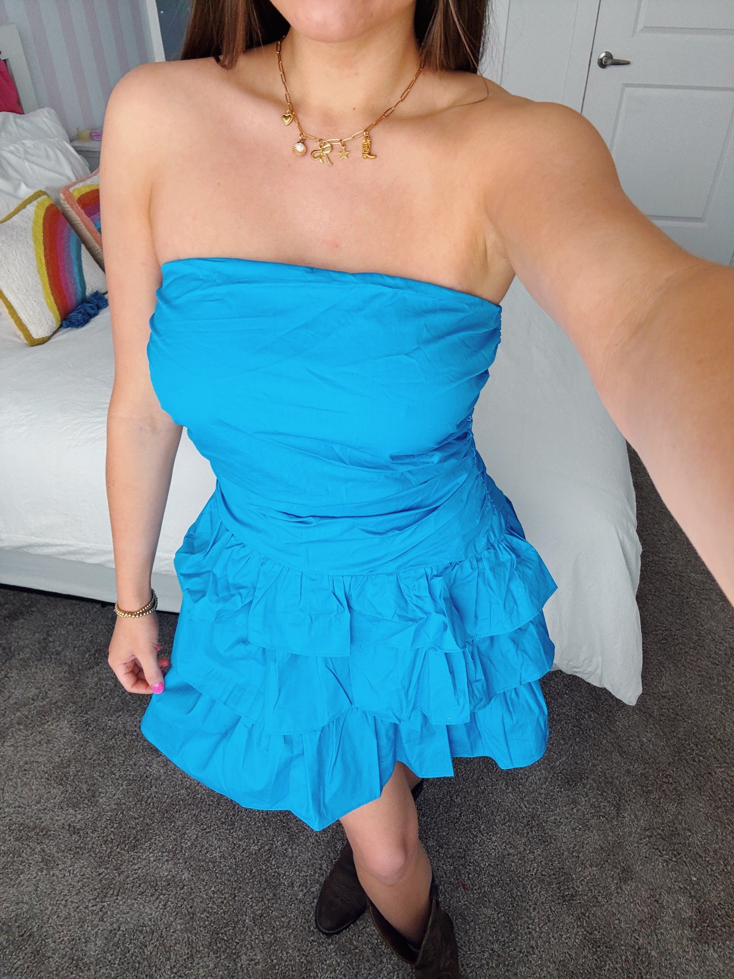 Make Your Mark Ruffle Dress