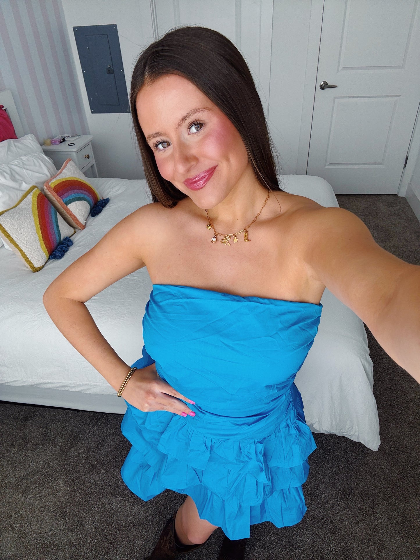 Make Your Mark Ruffle Dress