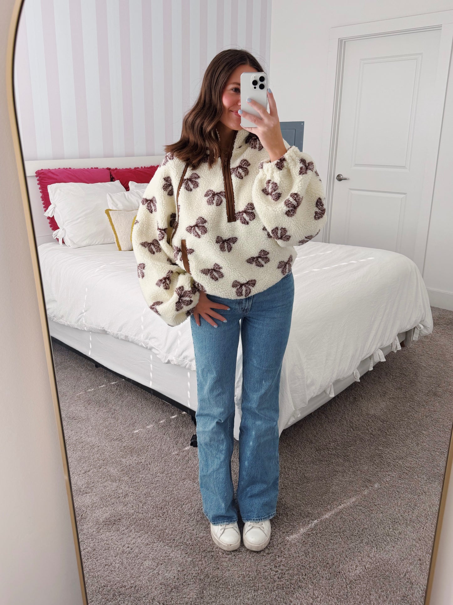 Wrapped in Warmth Fleece Henley Pullover