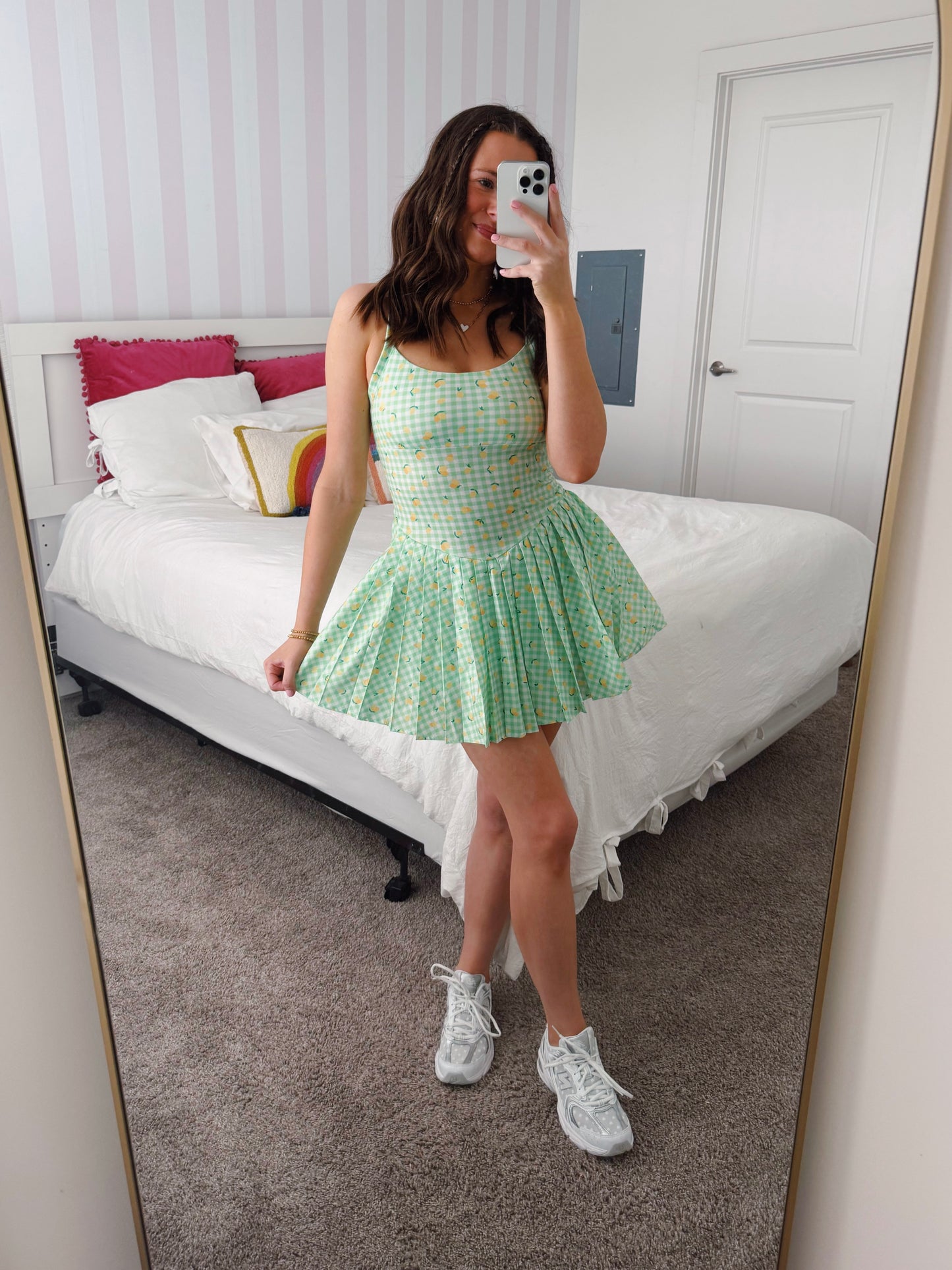 Tutti Frutti Lemon Athletic Romper Dress