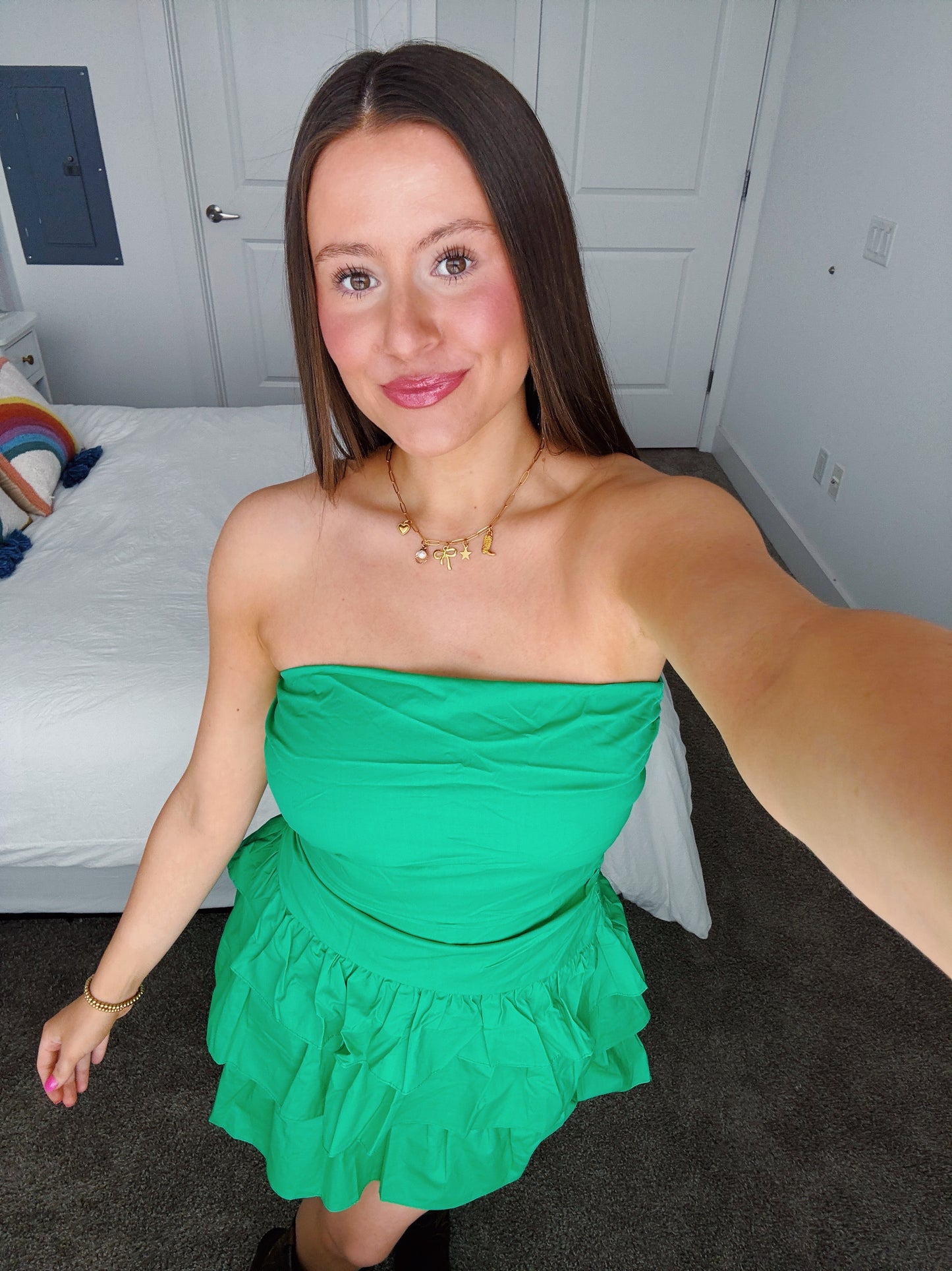 Make Your Mark Ruffle Dress
