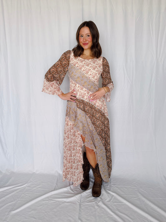 Golden Hour Floral Maxi Dress