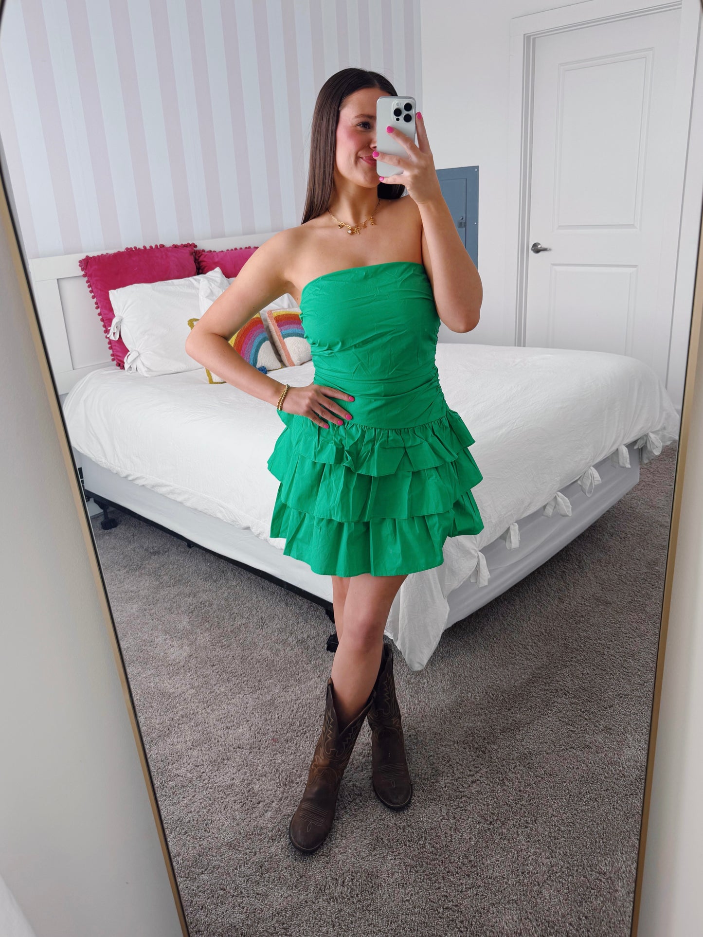 Make Your Mark Ruffle Dress