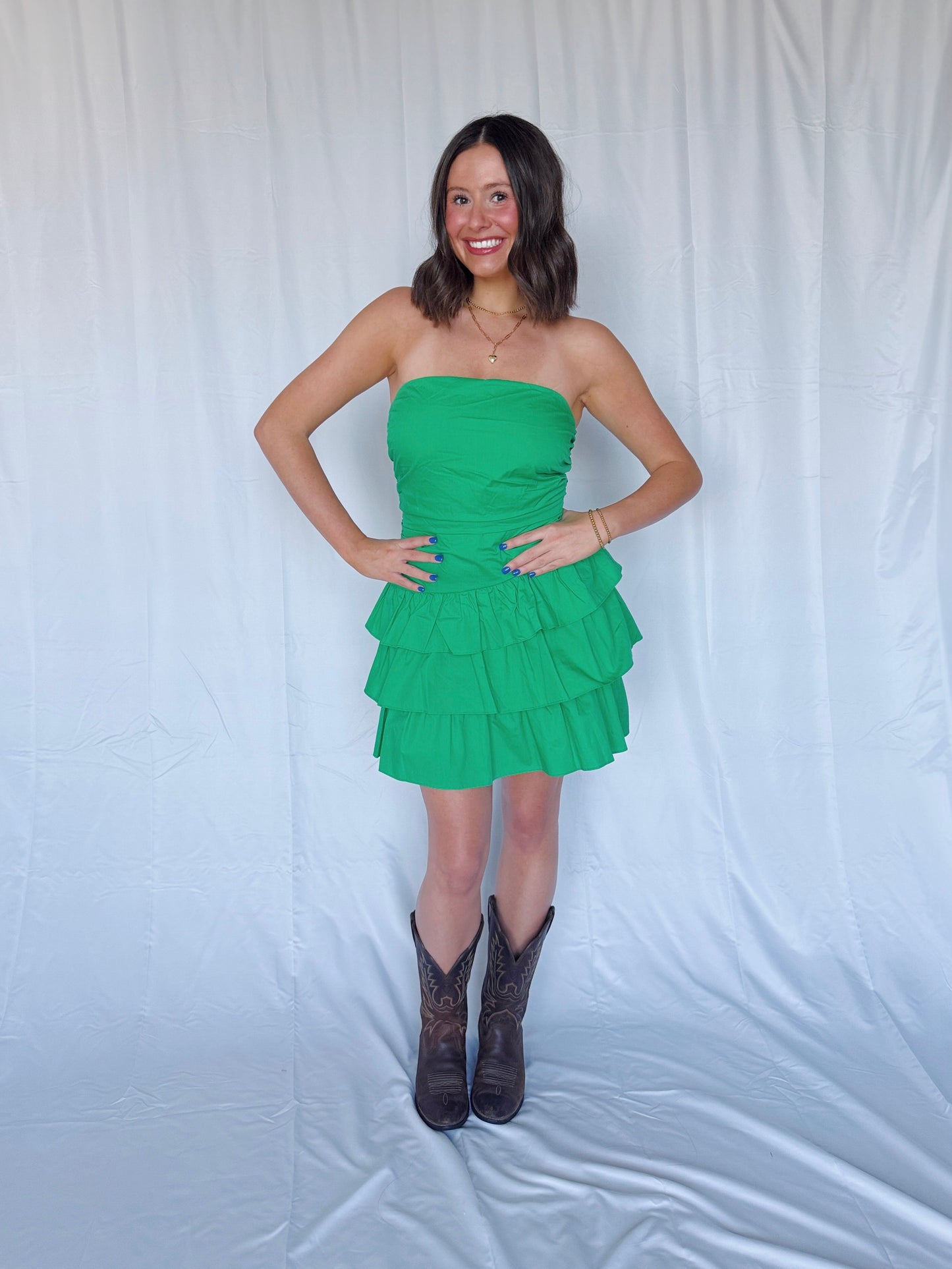 Make Your Mark Ruffle Dress