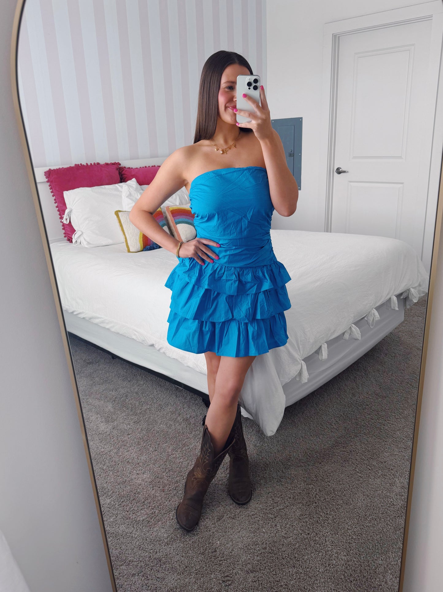Make Your Mark Ruffle Dress